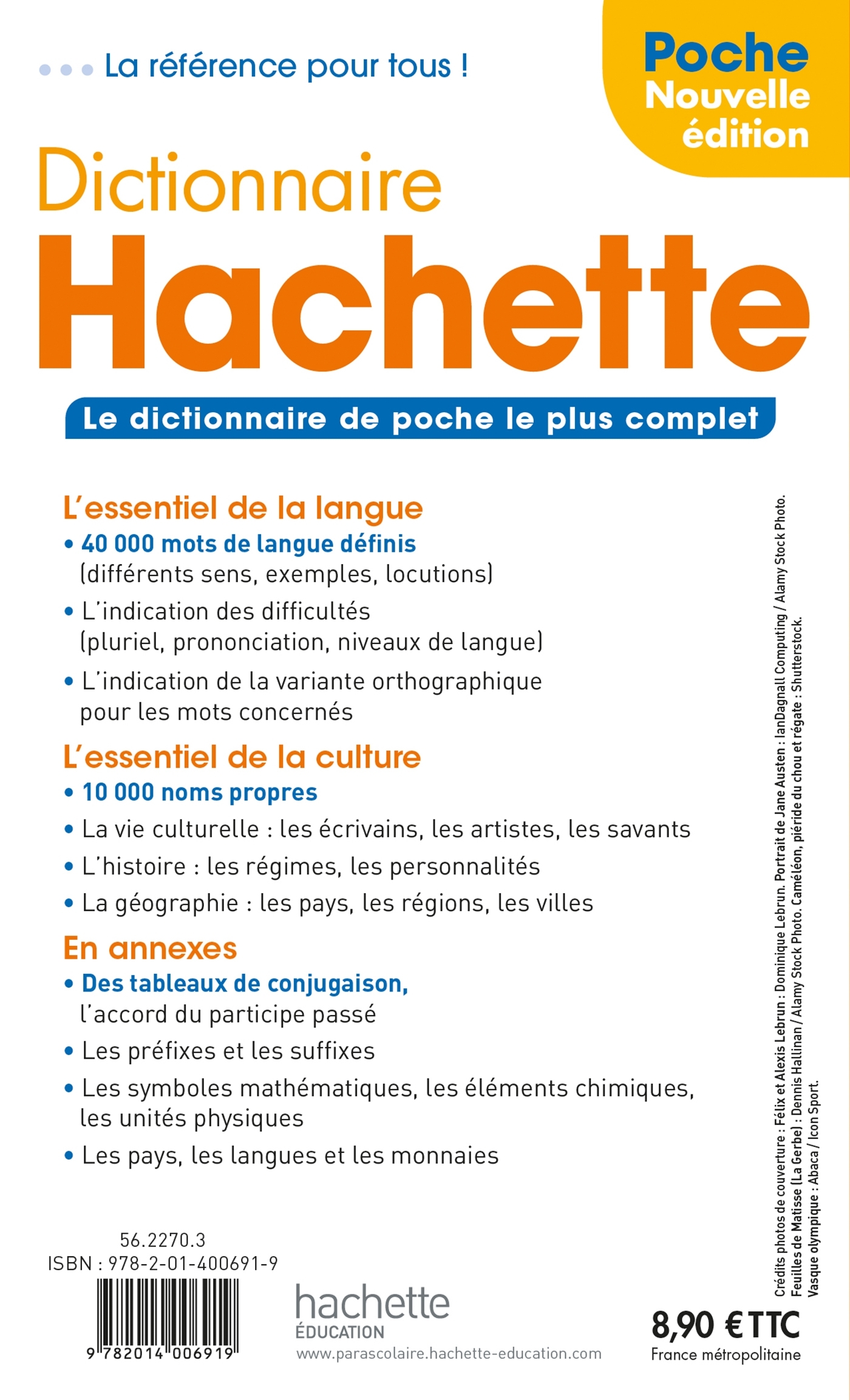Dictionnaire Hachette Poche - ERICK ALEXANDERSON ROSAS - HACHETTE EDUC