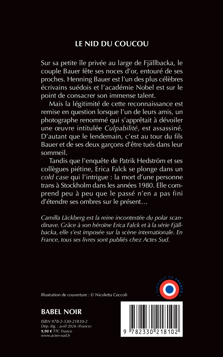 Le Nid du coucou - Camilla Läckberg - ACTES SUD