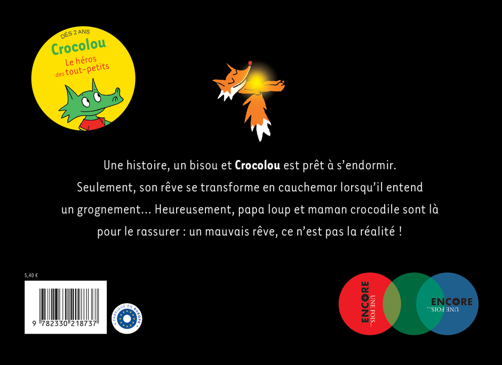 Crocolou fait des cauchemars - Ophélie Texier - ACTES SUD