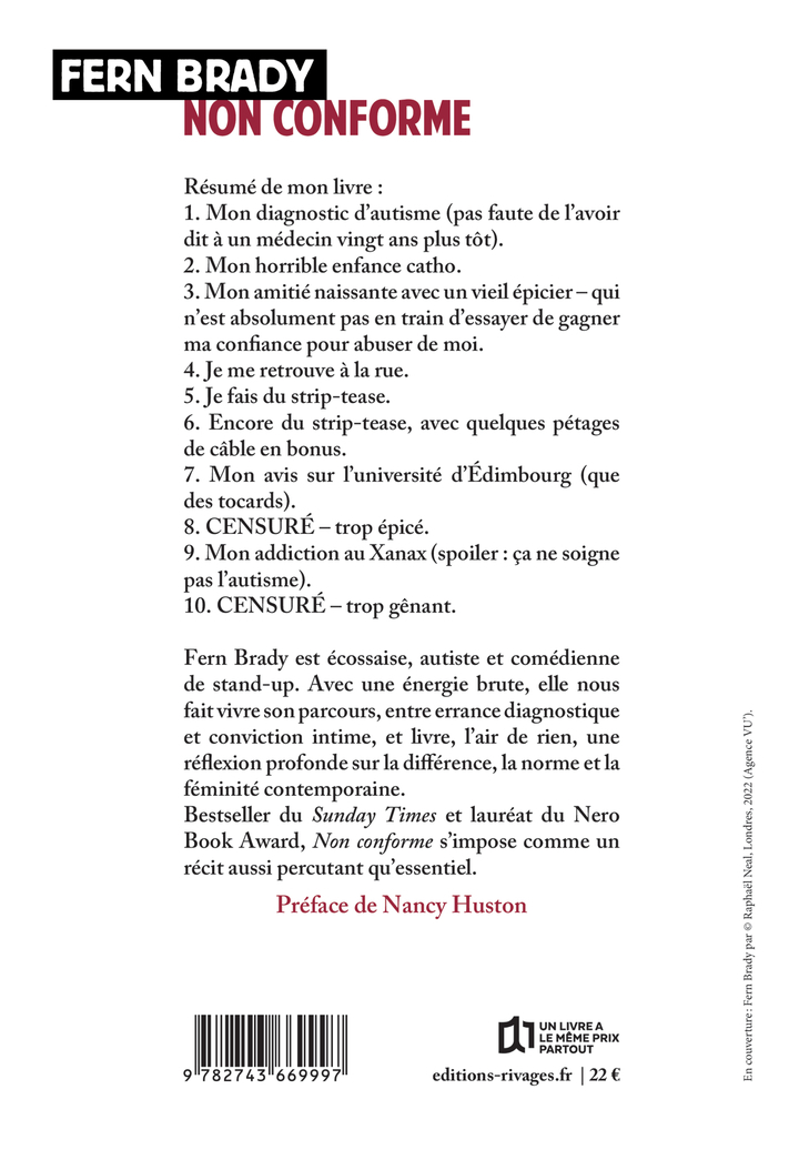 Non conforme - Fern Brady - RIVAGES