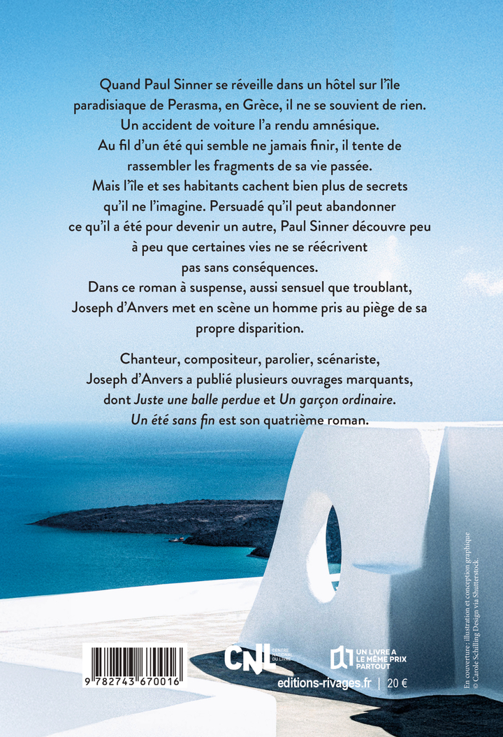 Un été sans fin - Joseph D'anvers - RIVAGES