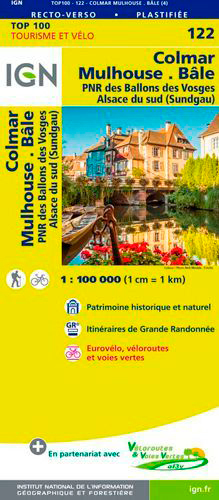 Top100122 Colmar / Mulhouse / Bâle - XXX - IGN