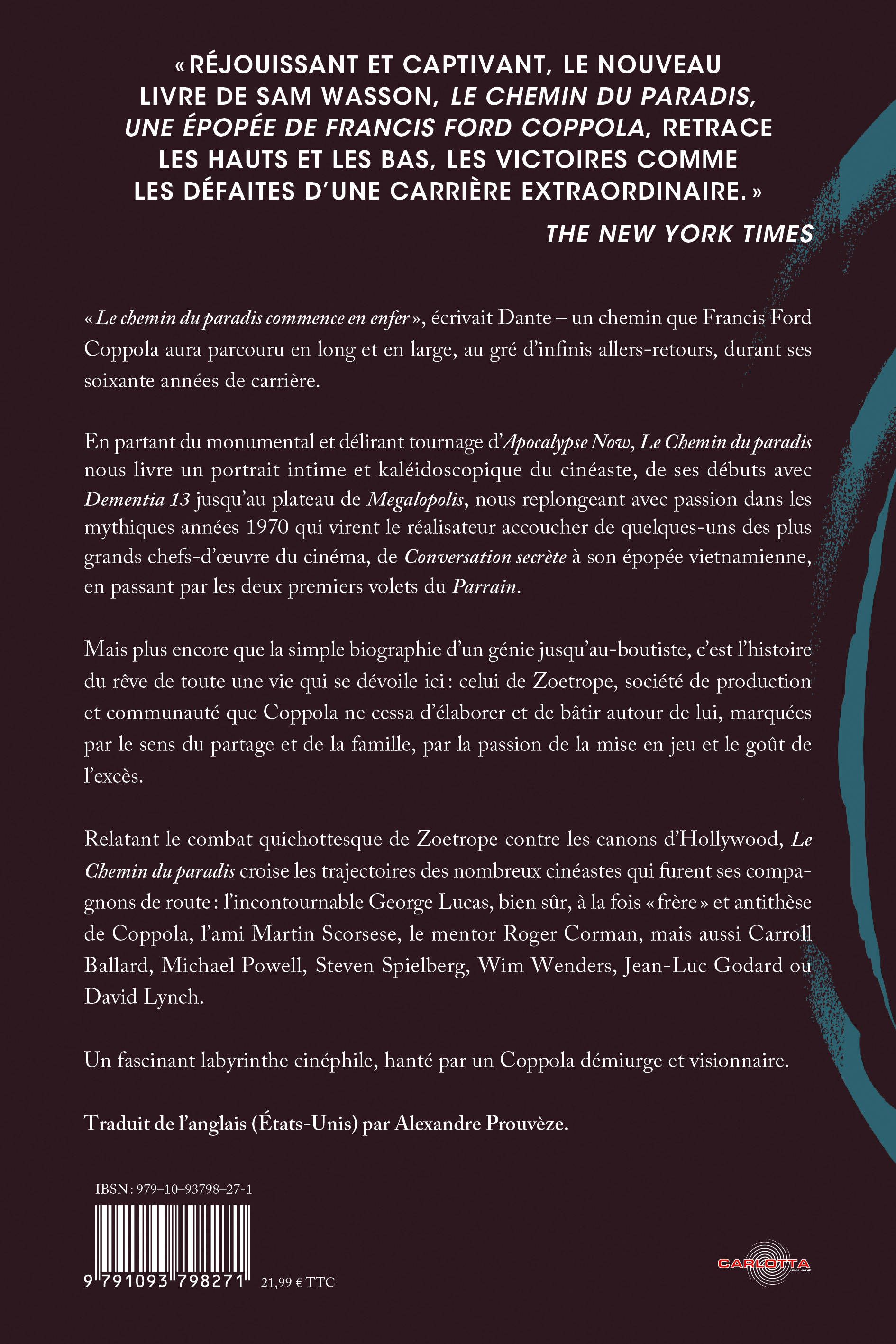 Le chemin du paradis - Sam Wasson - CARLOTTA FILMS