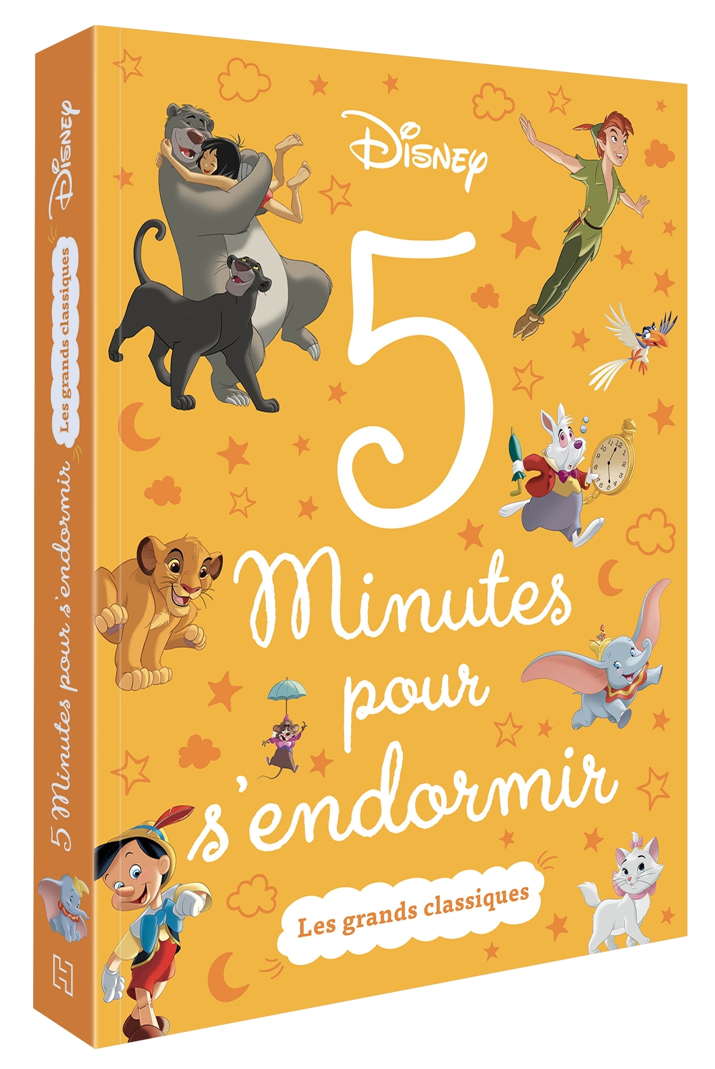 DISNEY  - 5 Minutes pour s'endormir - Les Grands Classiques -  Collectif - DISNEY HACHETTE