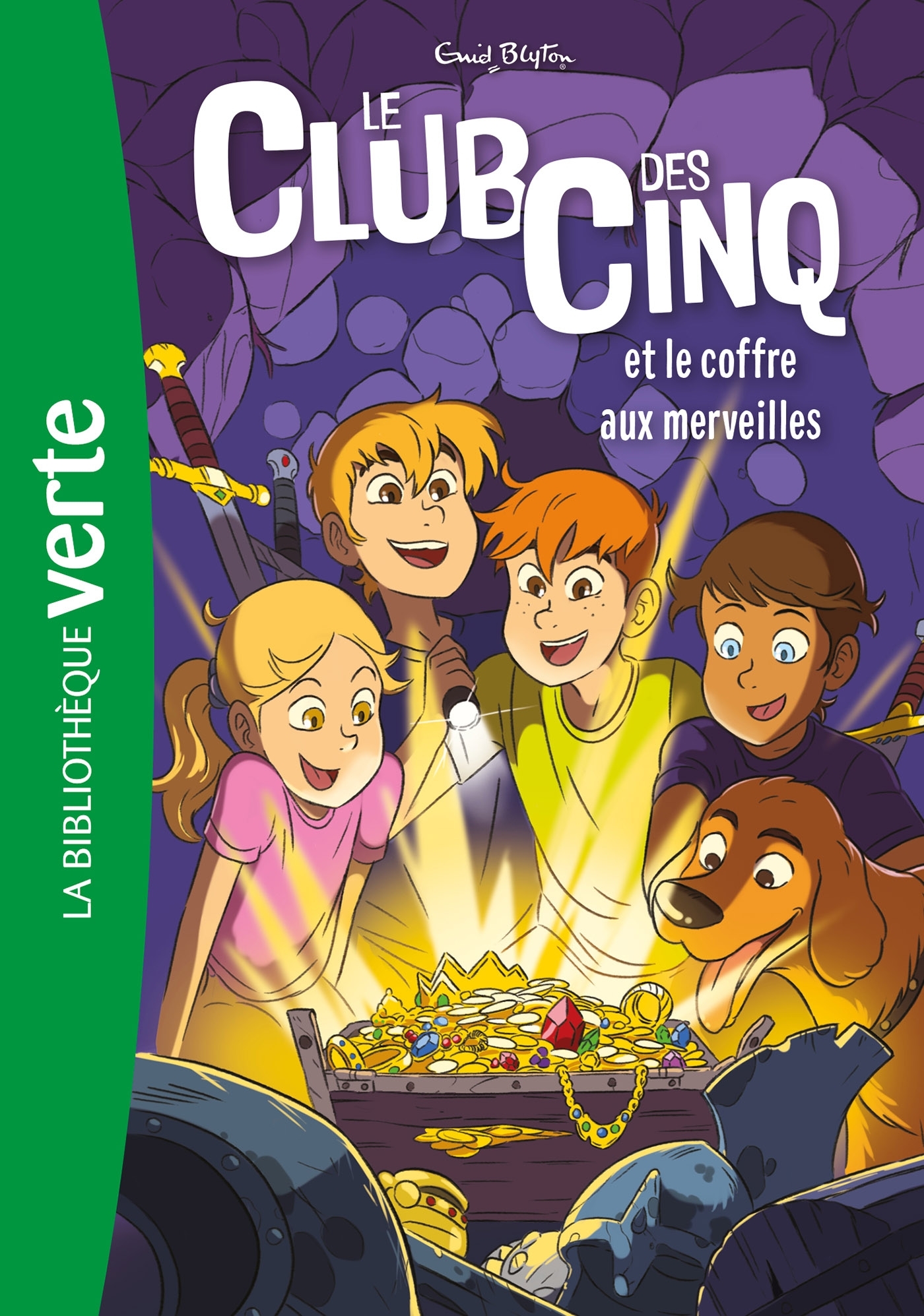 Le Club des Cinq (nouvelle édition), Tome 18 - Le Club des Cinq et le coffre aux merveilles - Enid Blyton - HACHETTE JEUN.
