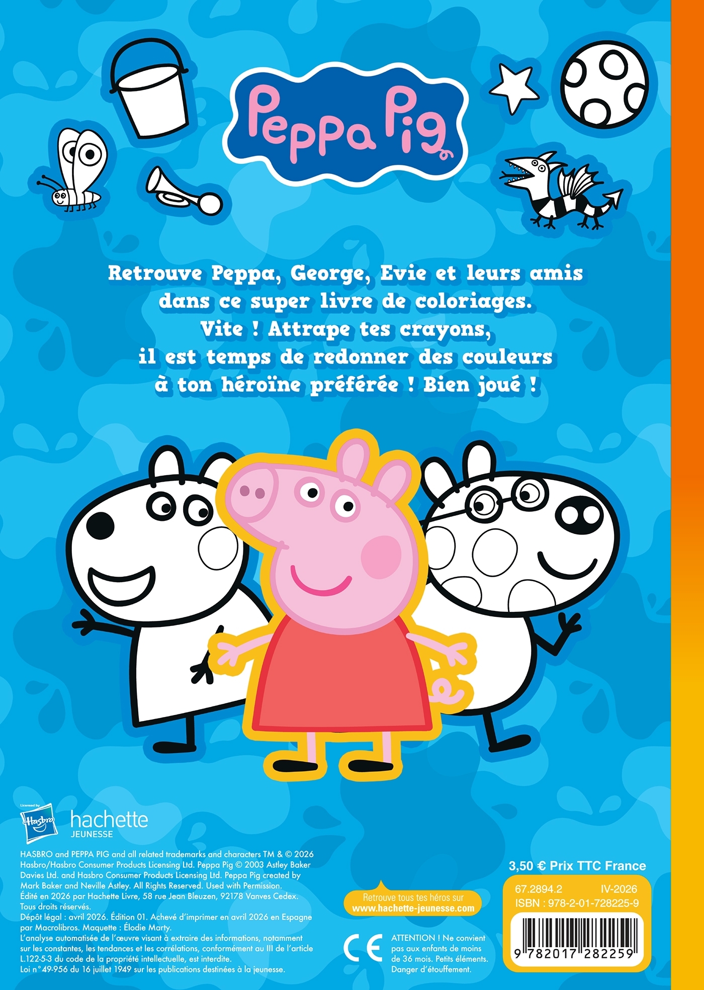 Peppa Pig - Super Colos -  Hasbro - HACHETTE JEUN.