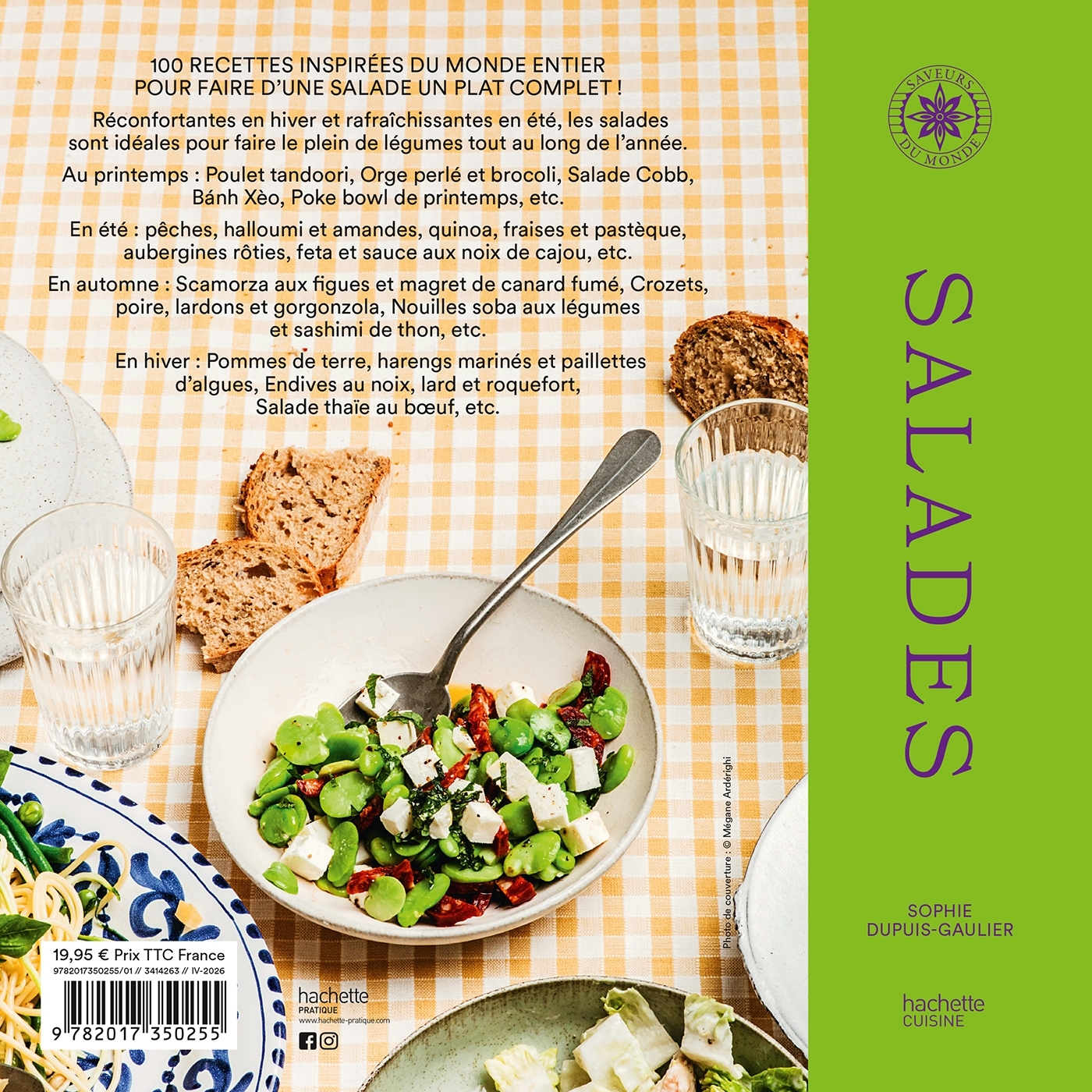 Salades - Sophie Dupuis-Gaulier - HACHETTE PRAT