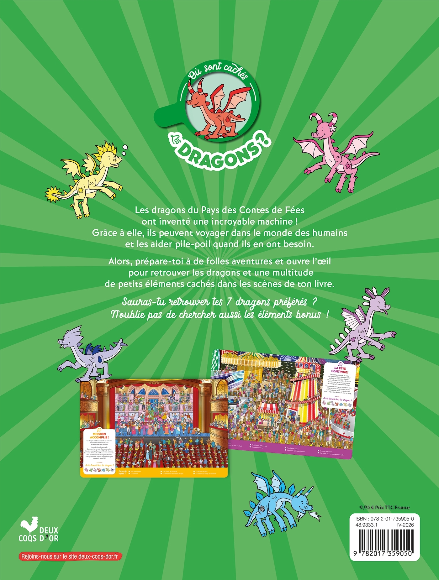 Où sont cachés les dragons ? -  - DEUX COQS D OR