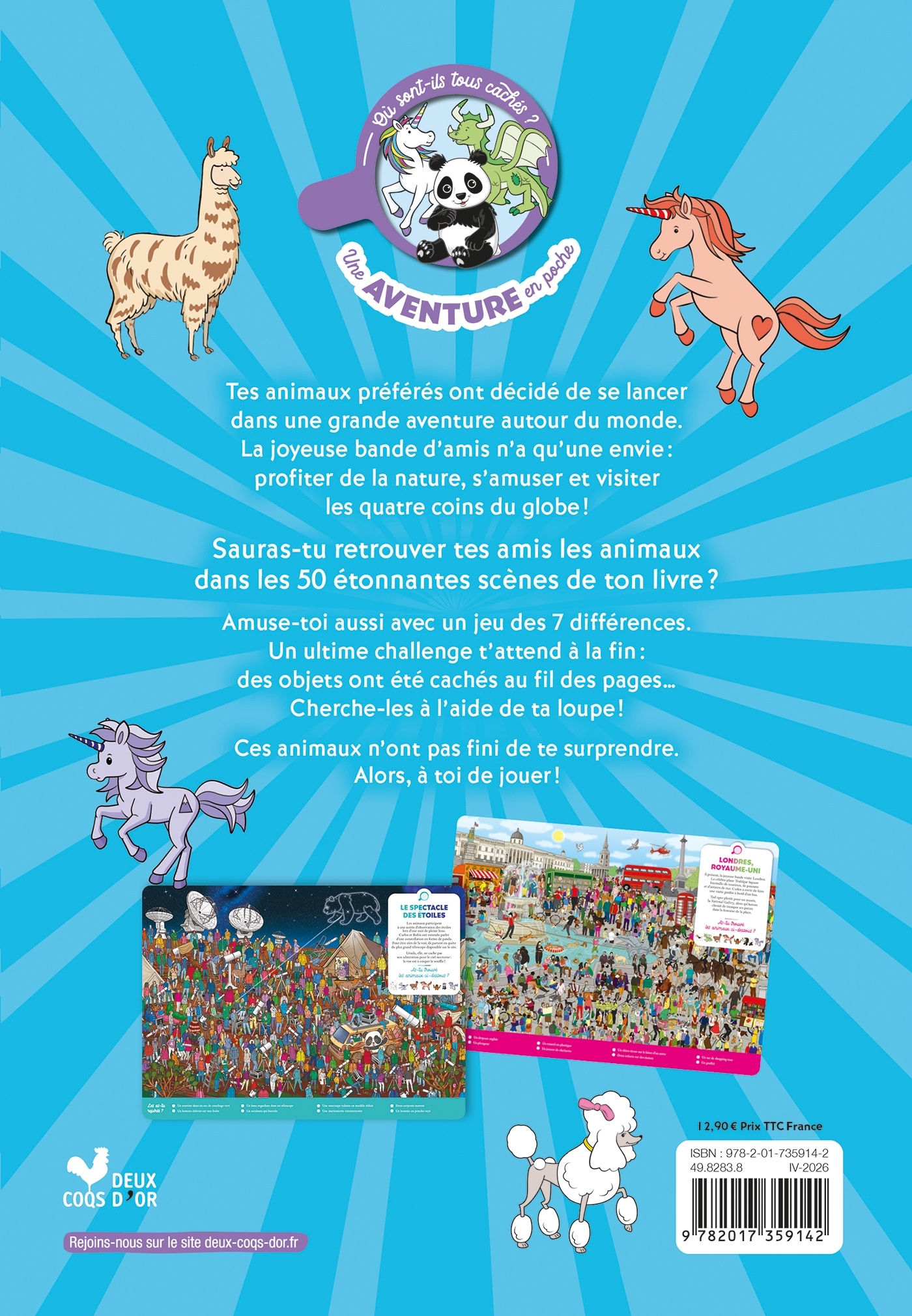 Où sont-ils tous cachés ? Une aventure en poche -  - DEUX COQS D OR