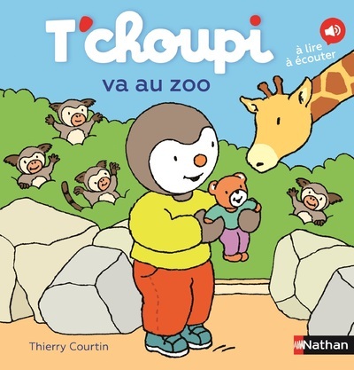T'choupi va au zoo - Thierry Courtin - NATHAN