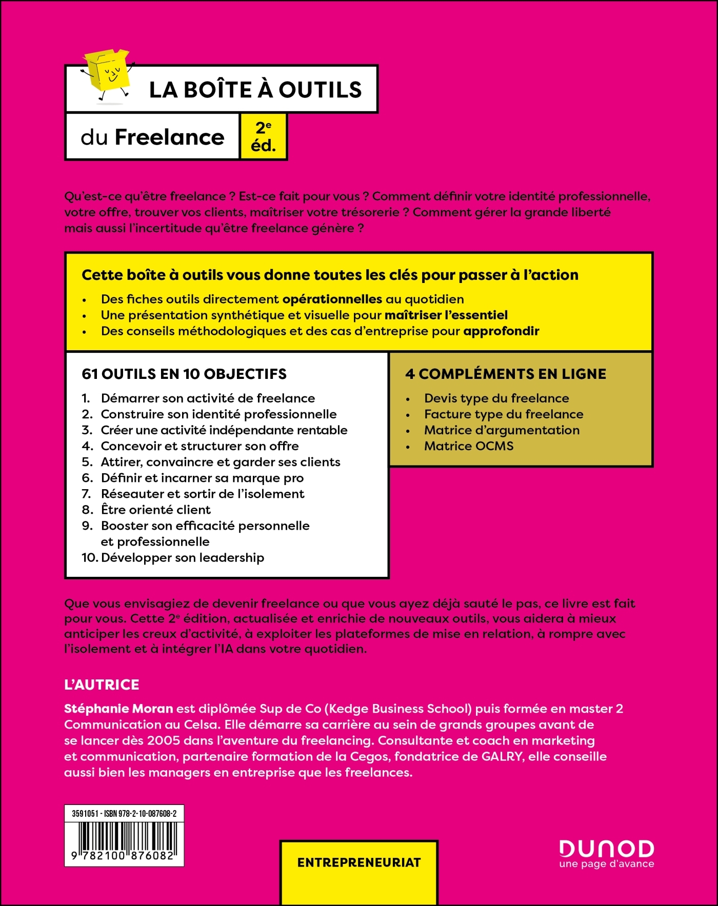 La boîte à outils du Freelance - 2e éd. - Stéphanie Moran - DUNOD