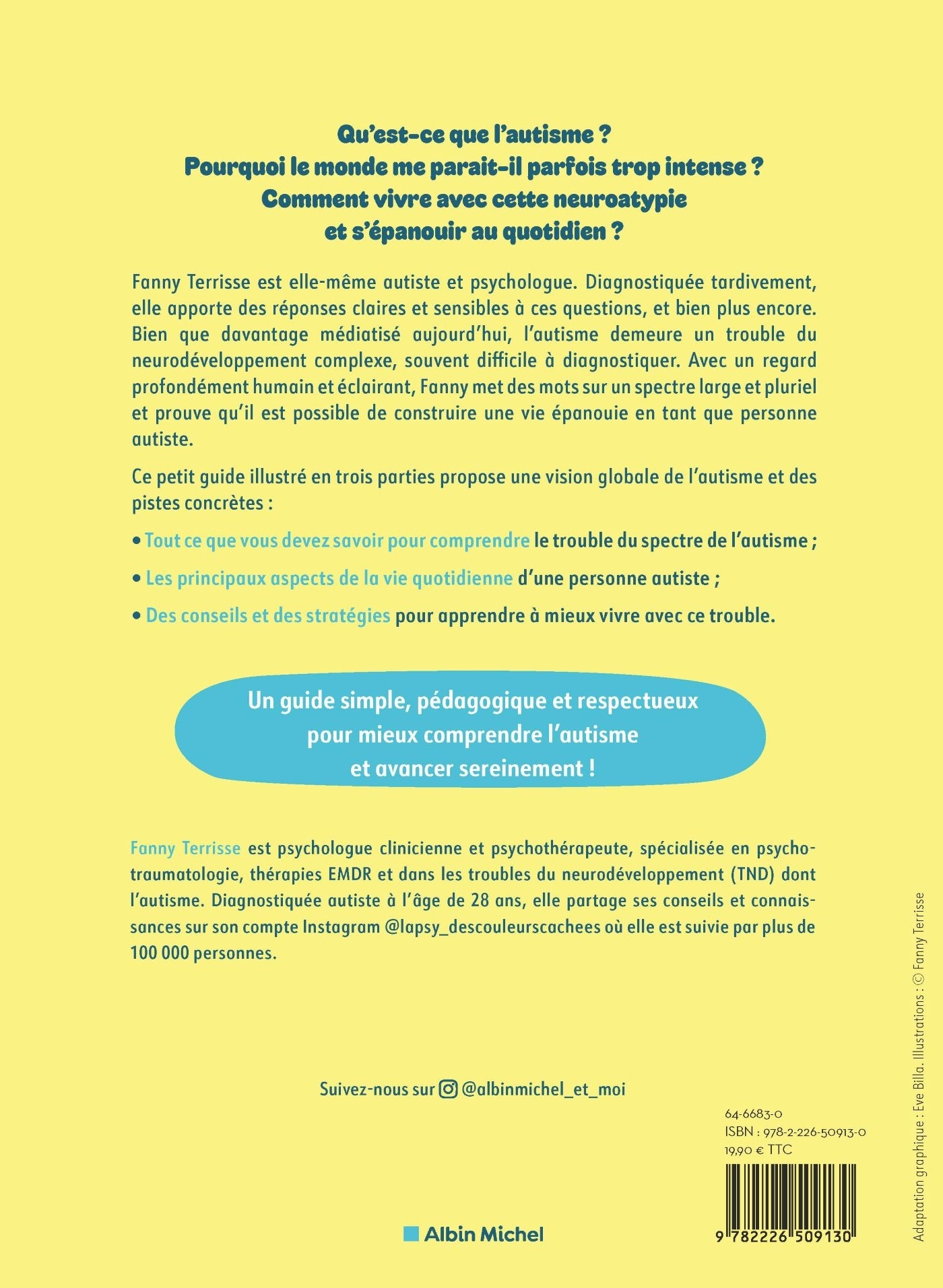 Le Petit guide illustré de l'autisme - Fanny Terrisse,  @lapsy_descouleurscachees - ALBIN MICHEL