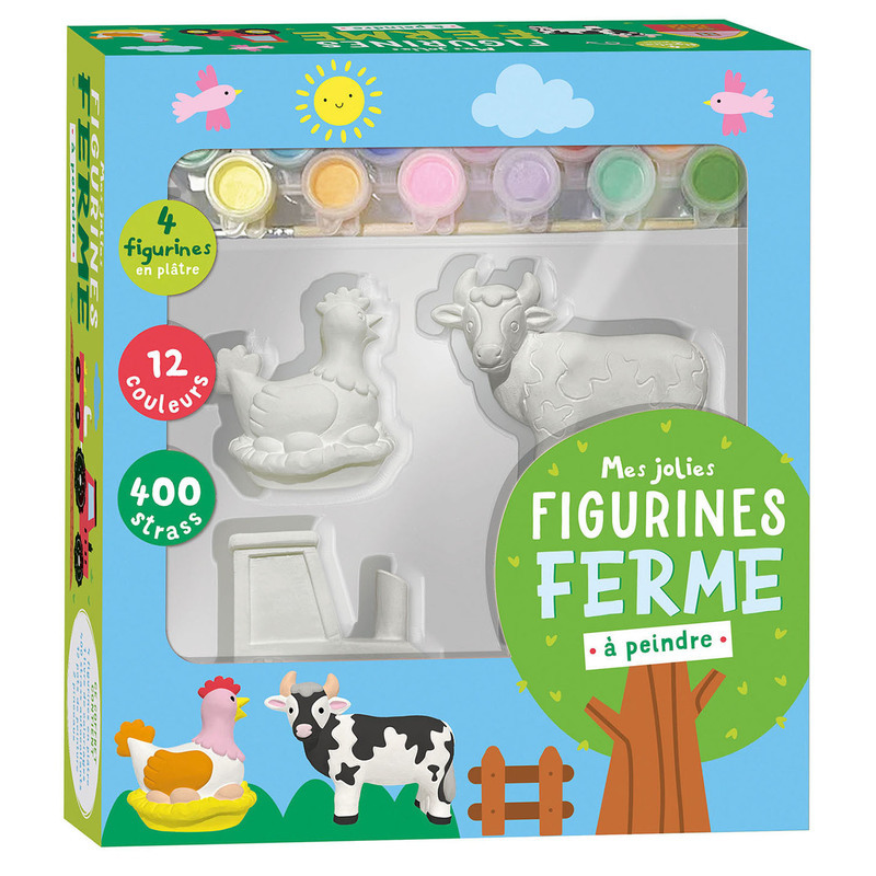 Mes jolies figurines ferme à peindre -  Atelier Cloro - 1 2 3 SOLEIL