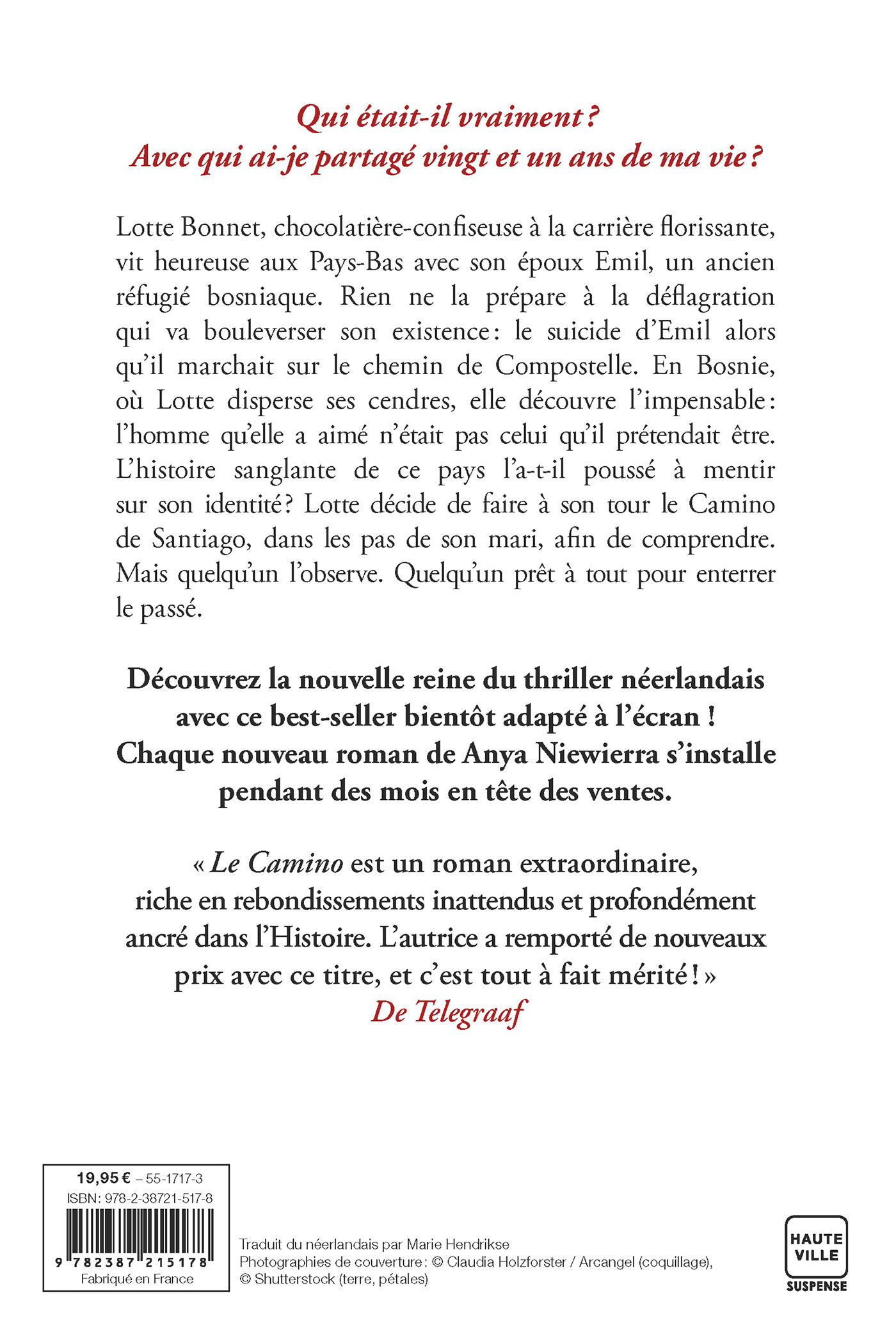 Le Camino - Anya Niewierra - HAUTEVILLE