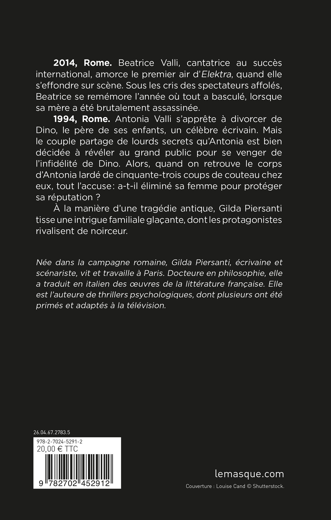 La rancune des morts - Gilda Piersanti - ED DU MASQUE