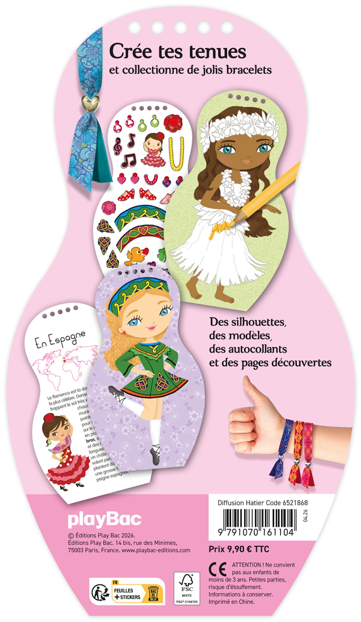 Minimiki - Carnet créatif - Danses du monde nouvelle édition -  - PLAY BAC