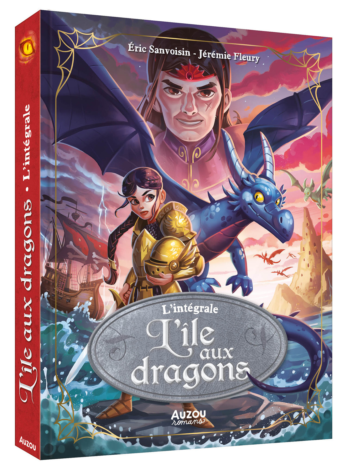 L'île aux dragons - L'intégrale - Eric SANVOISIN - AUZOU