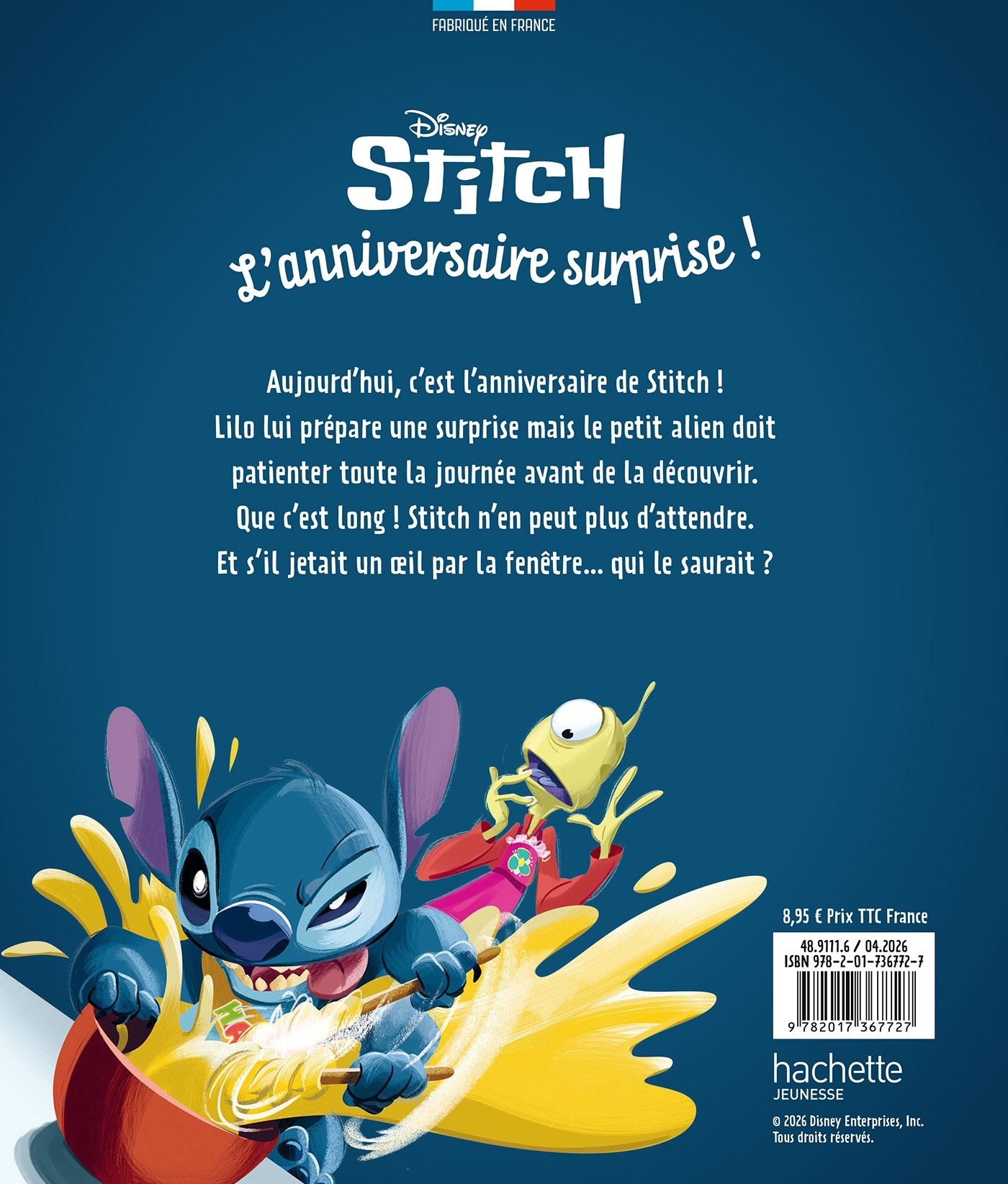 STITCH - La surprise d'anniversaire - Disney -  Disney - DISNEY HACHETTE