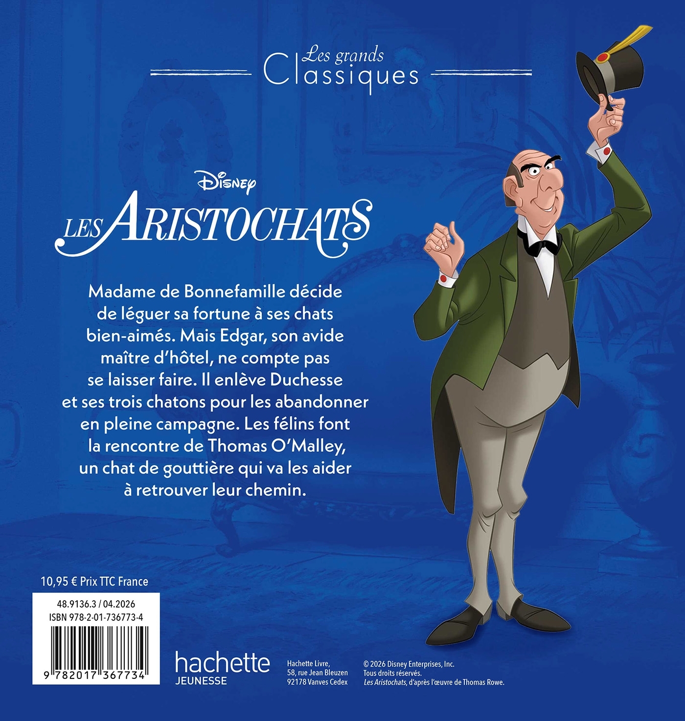 LES ARISTOCHATS - Les Grands Classiques - Disney -  Disney - DISNEY HACHETTE