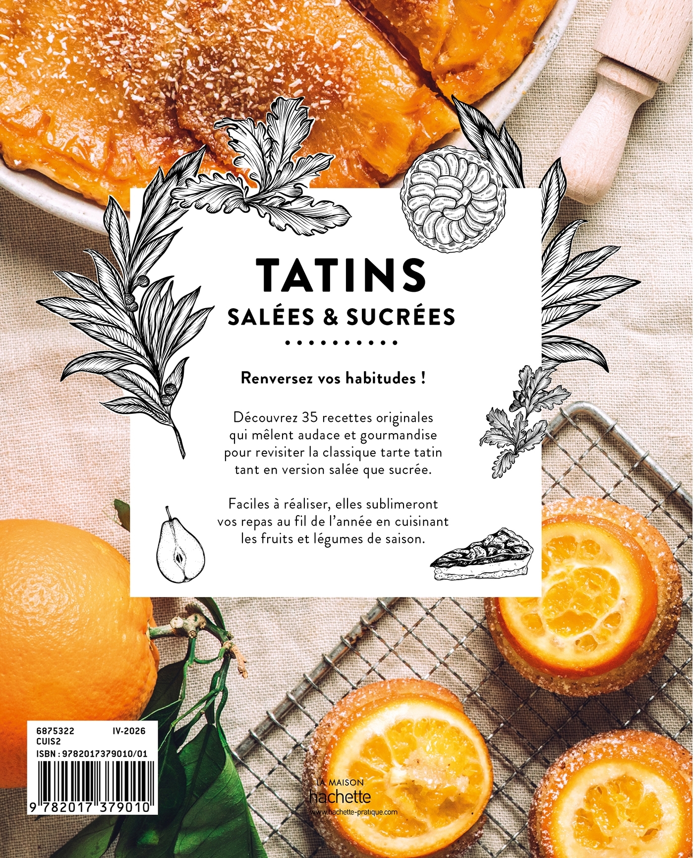 Tatins salées et sucrées - Mégane Ardérighi - HACHETTE PRAT
