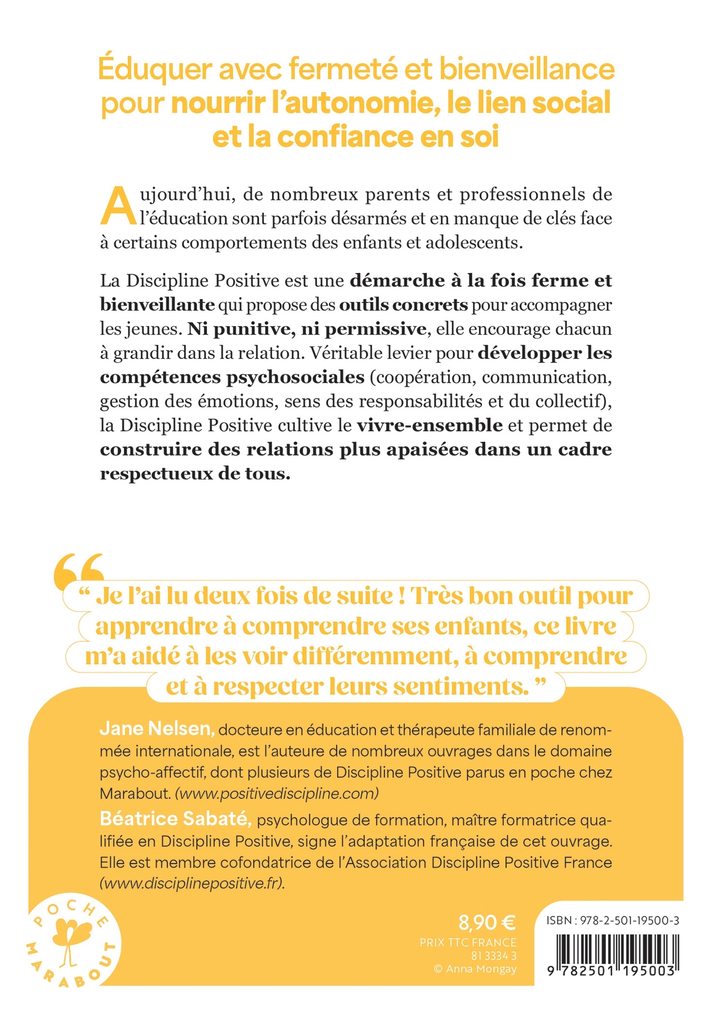 La discipline positive - Jane Nelsen - MARABOUT