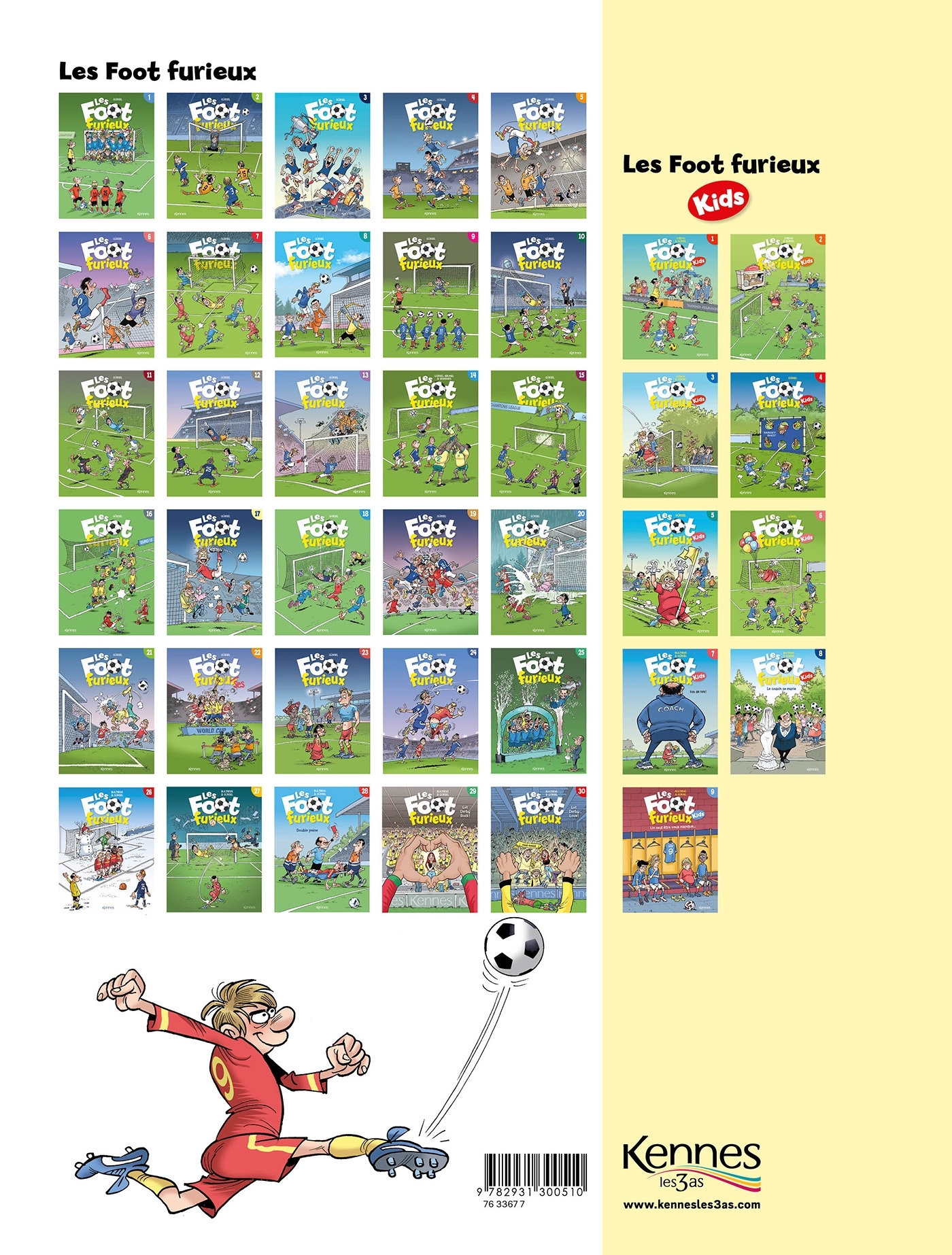 Les Foot furieux T30 - Daniel Bultreys - KENNES LES 3 AS