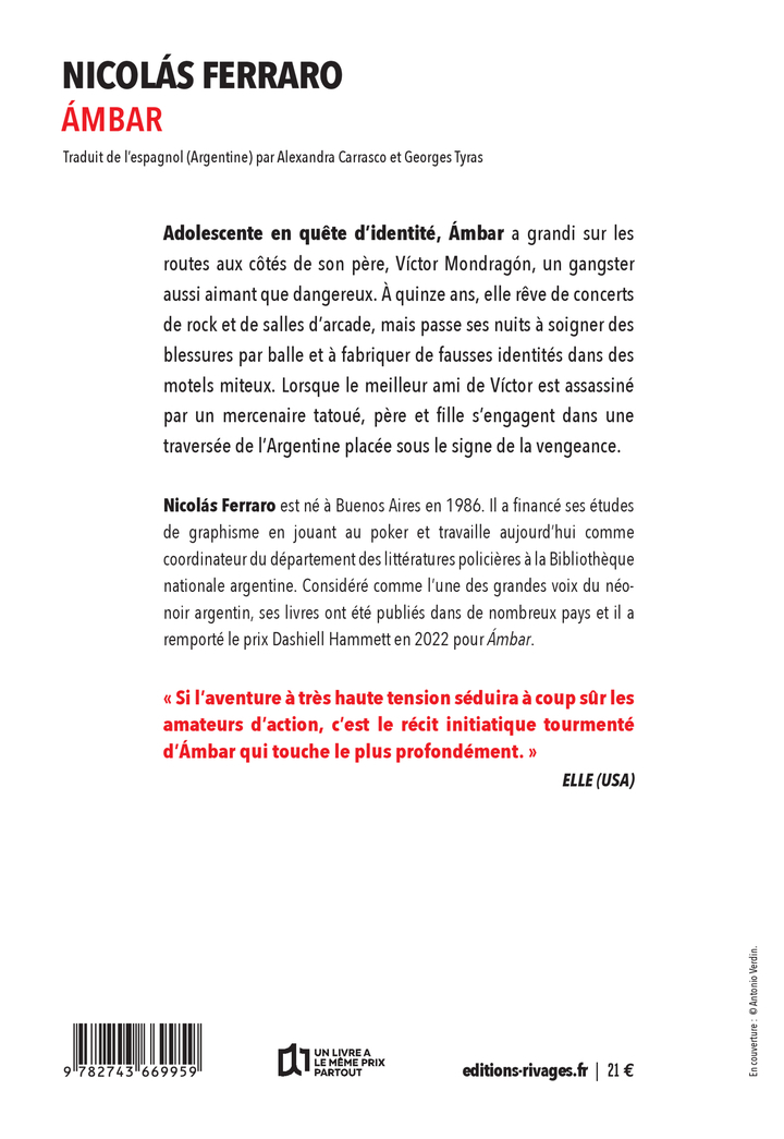 Ambar - Nicolas Ferraro - RIVAGES
