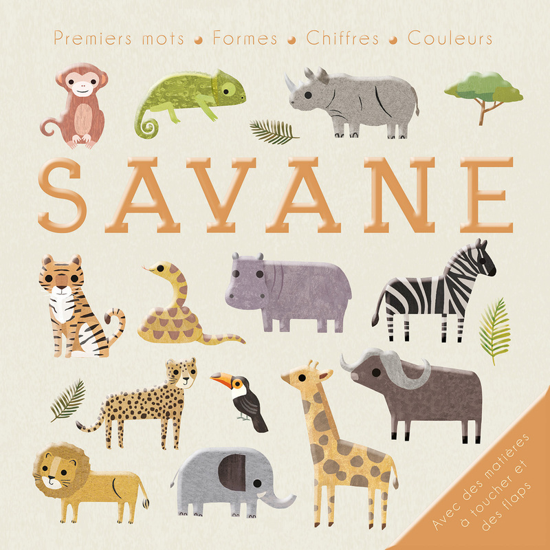 Bébé découvre - Savane -  Collectif, Rebecca Weerasekera - 1 2 3 SOLEIL