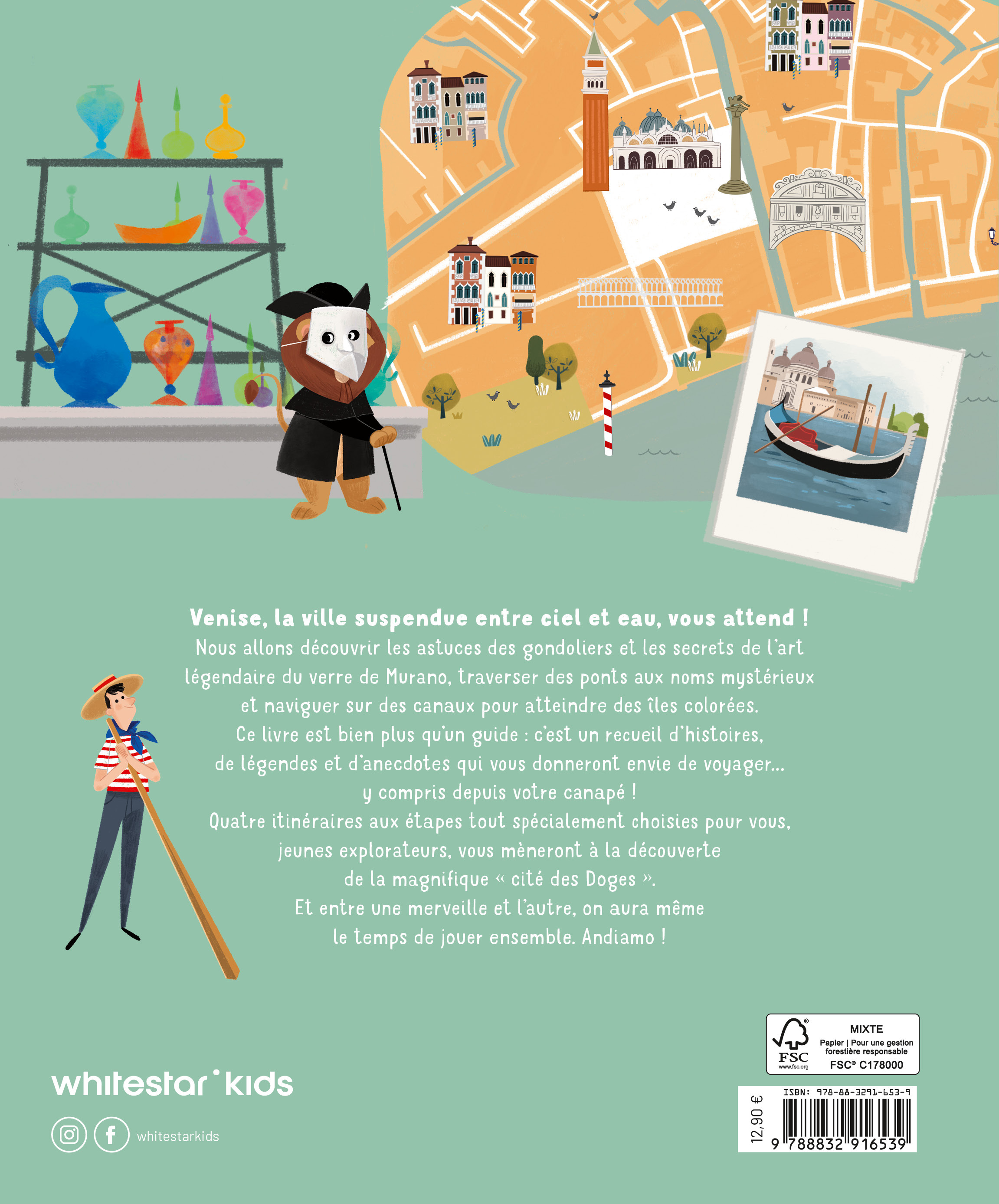 Jeunes explorateurs à la découverte de Venise - Laura Re - WHITE STAR KIDS