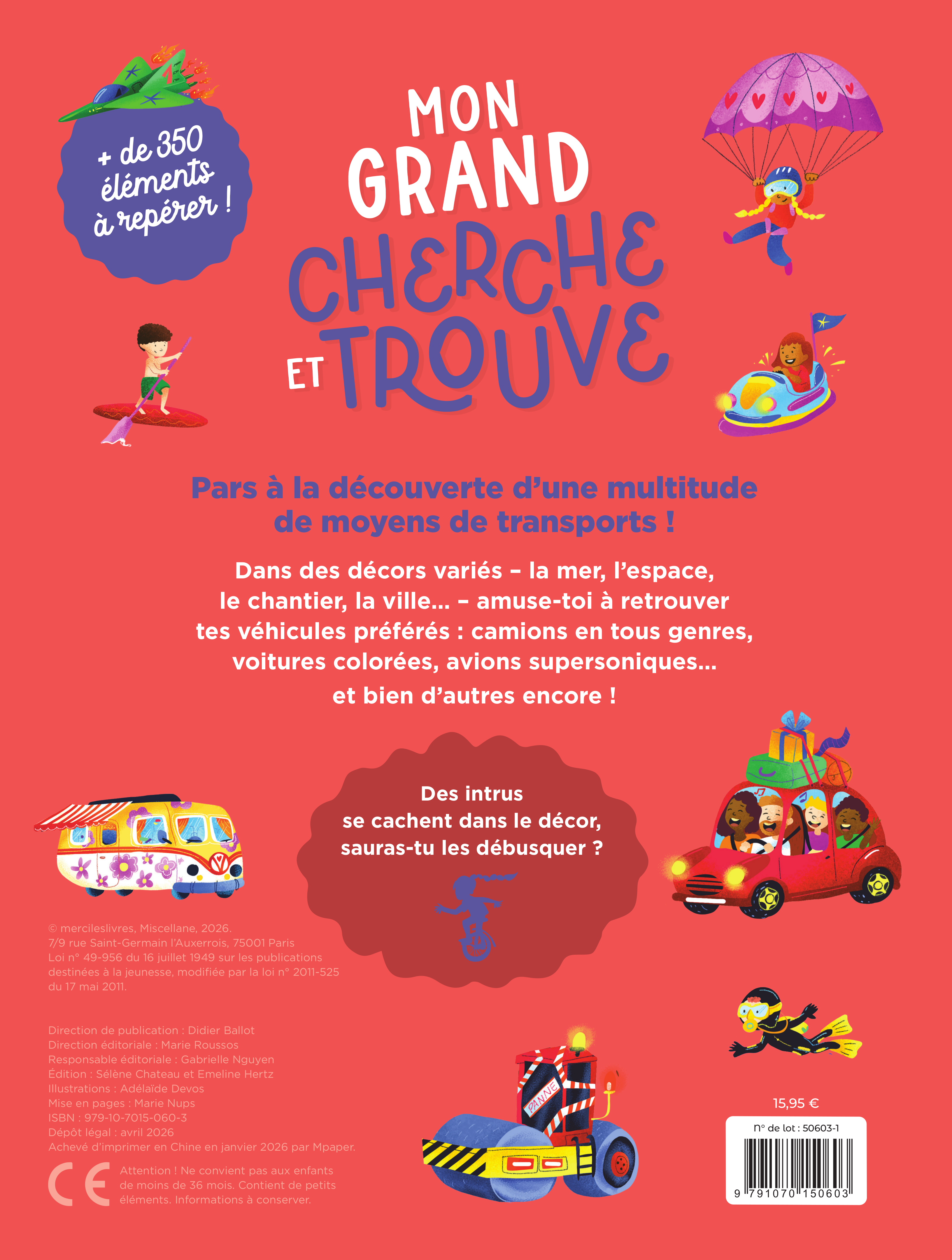  Mon grand cherche et trouve - En route ! -  - MERCILESLIVRES
