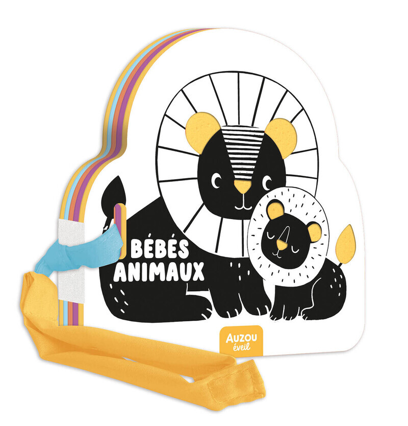 Mon premier livre poussette en noir et blanc - Bébés animaux -  - AUZOU