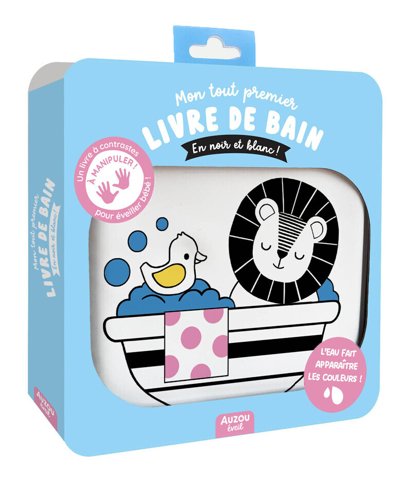 Mon premier livre de bain magique - En noir et blanc ! -  - AUZOU