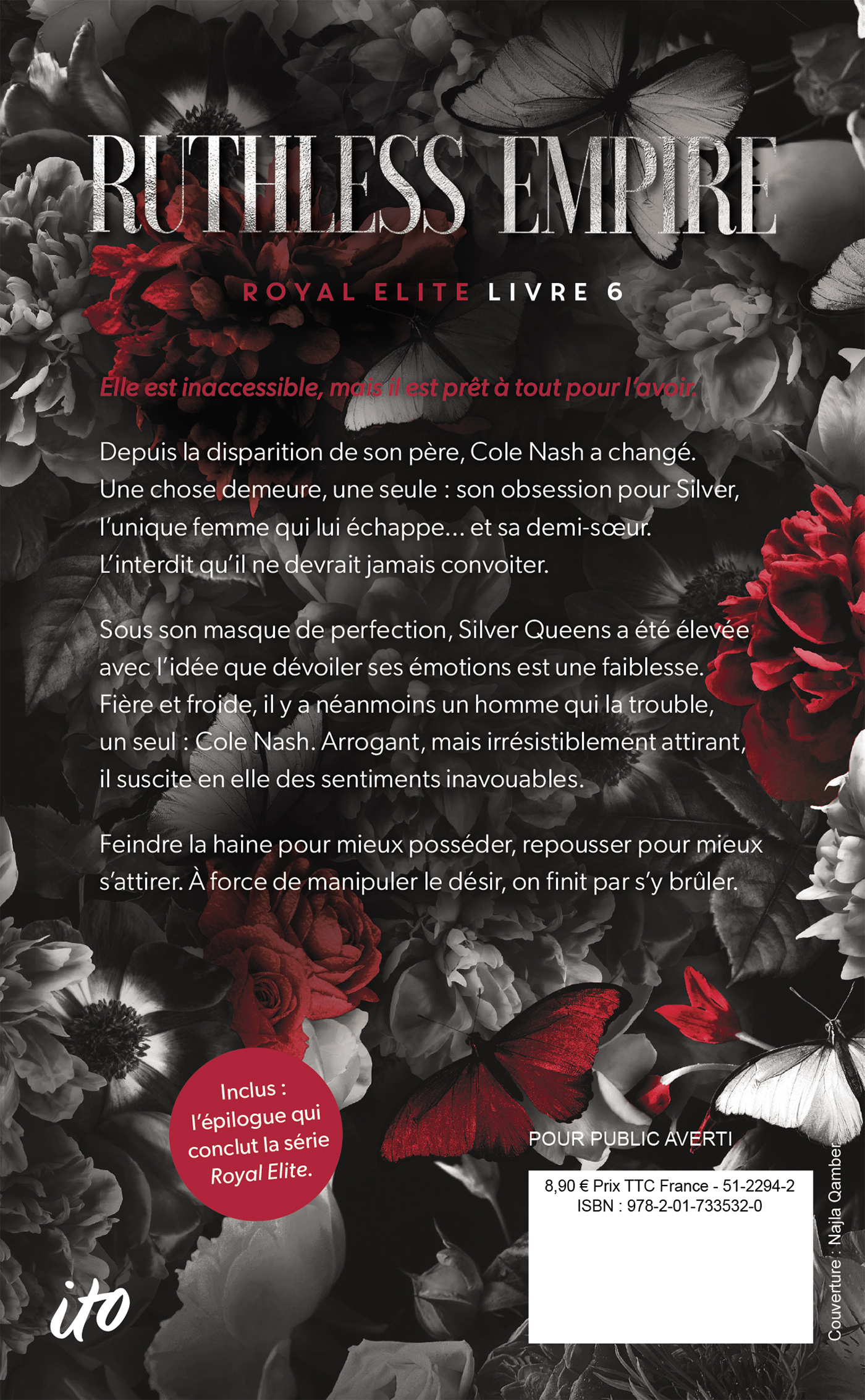 Ruthless Empire, Royal Elite Tome 6 - Rina Kent - HACHETTE HLAB