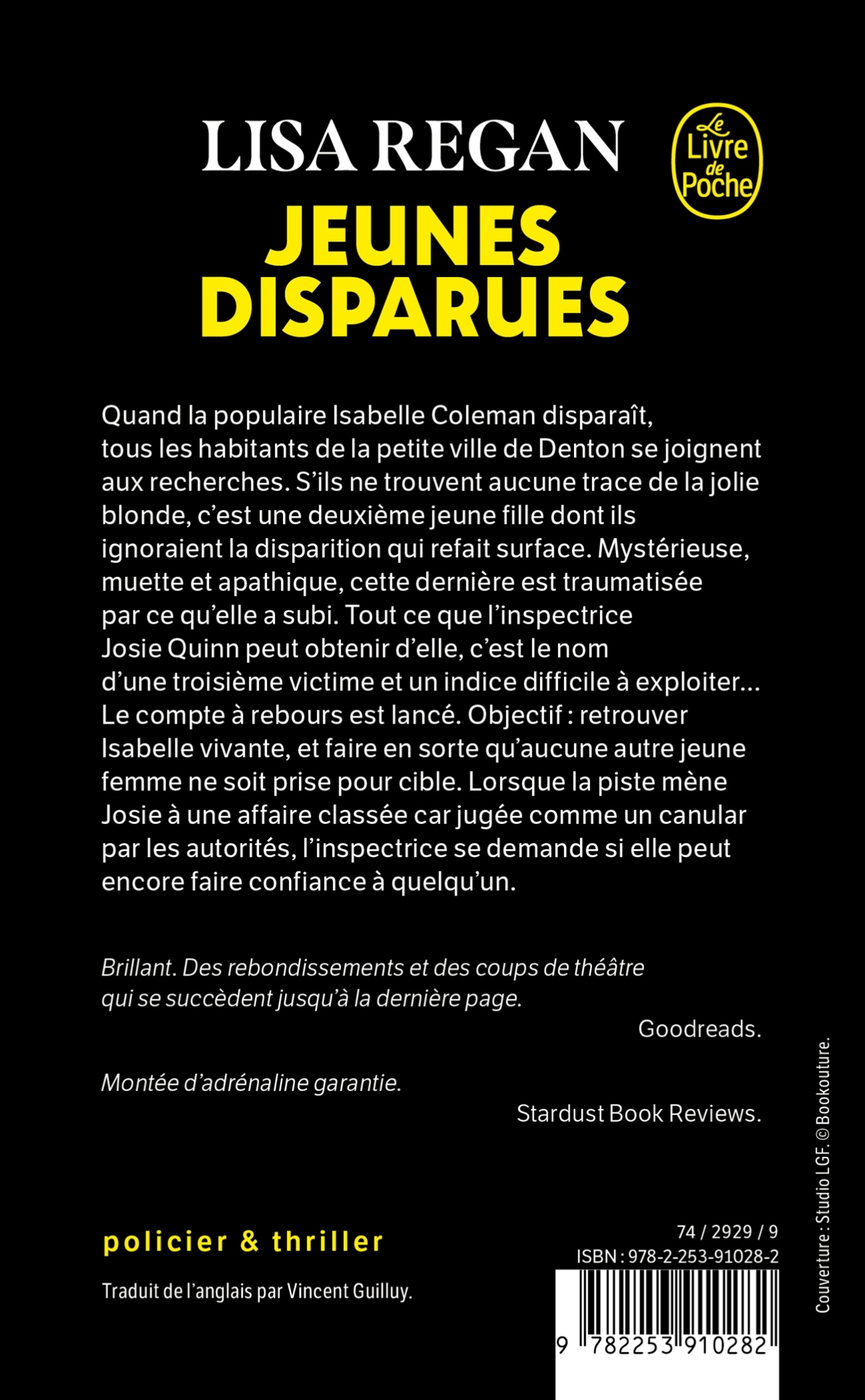 Jeunes disparues - Lisa Regan - LGF