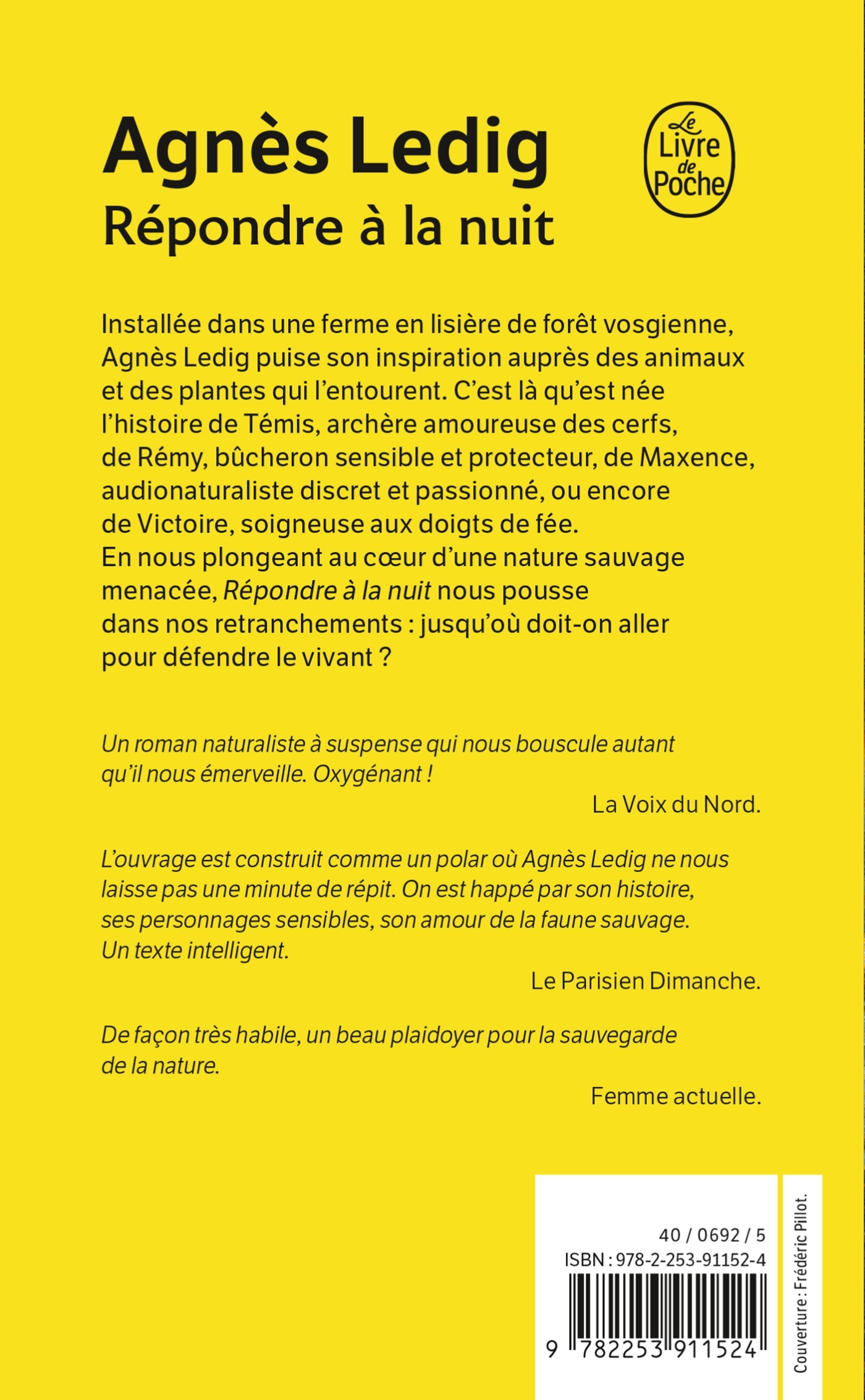 Répondre à la nuit - Agnès Ledig - LGF