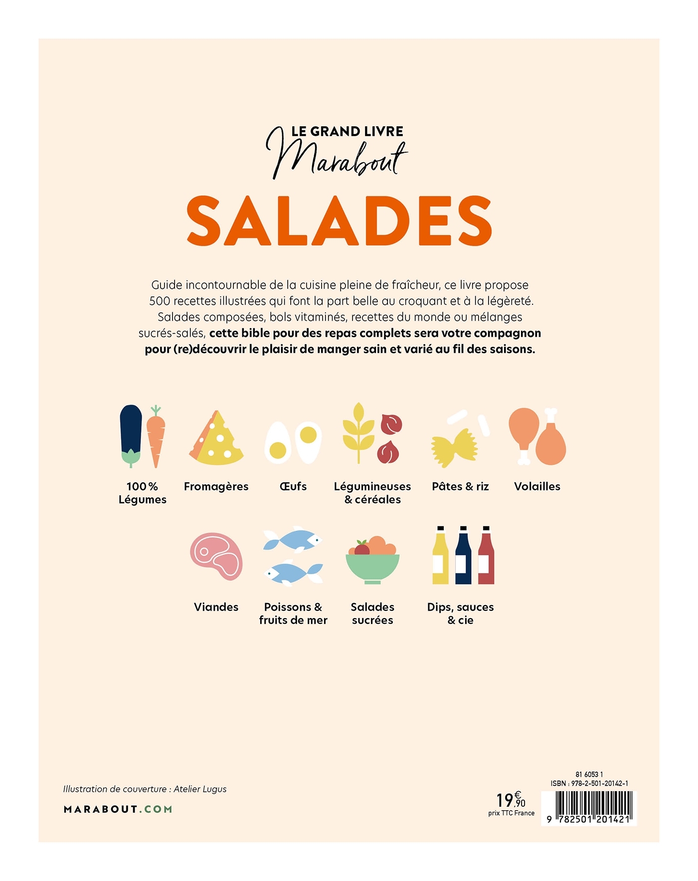 Le grand livre Marabout - Salades -  - MARABOUT