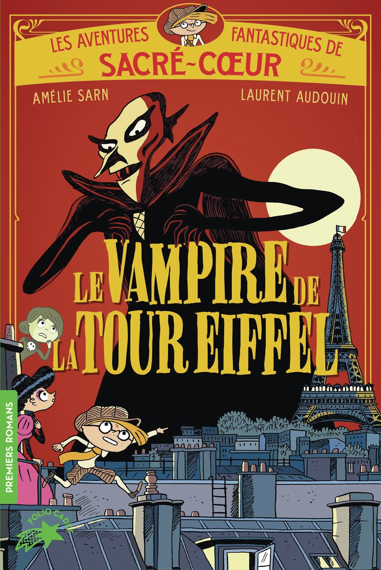 Le vampire de la Tour Eiffel - Amélie Sarn - GALLIMARD JEUNE