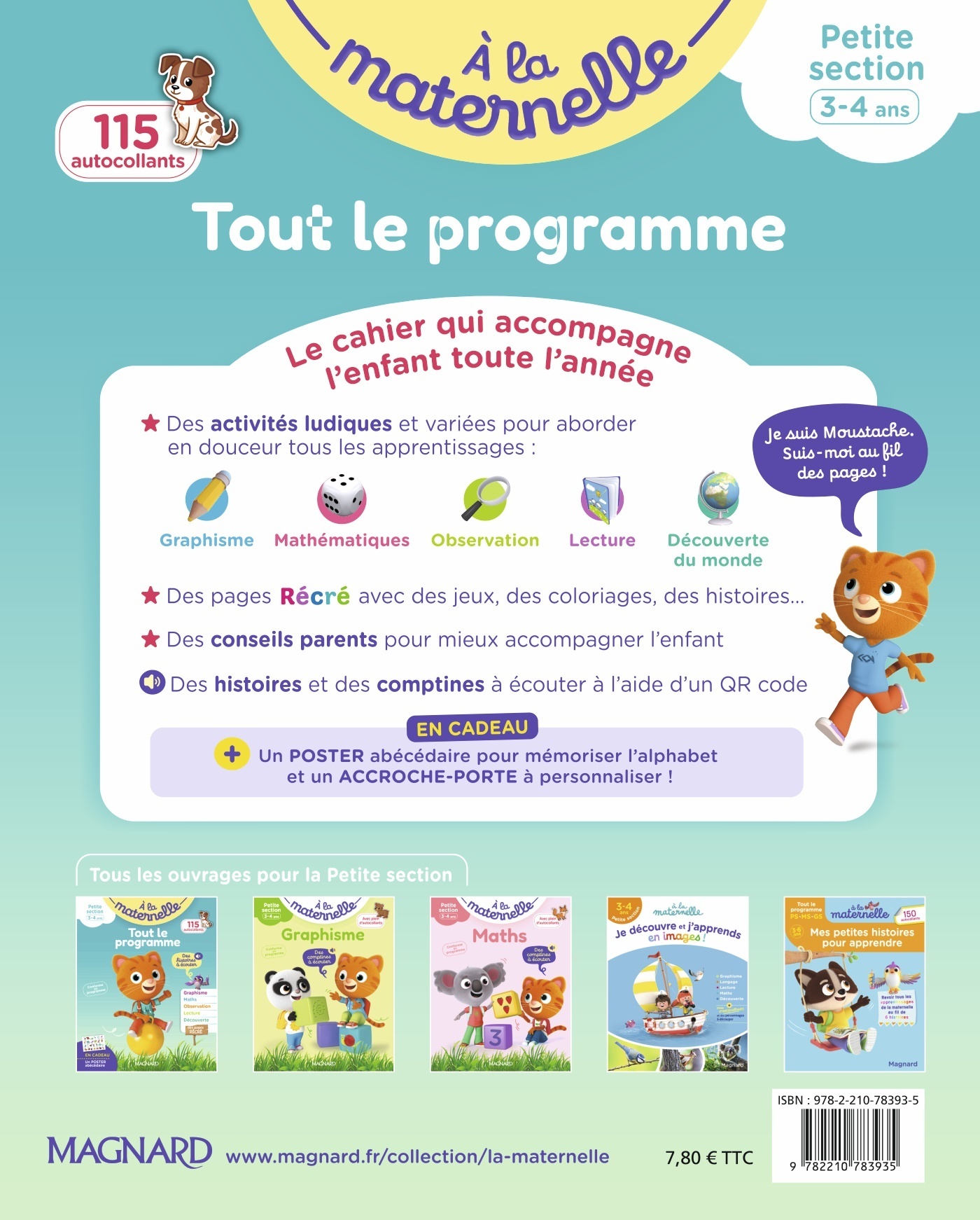 Tout le programme Petite section 3-4 ans - A la maternelle - Marie-Françoise Mornet - MAGNARD