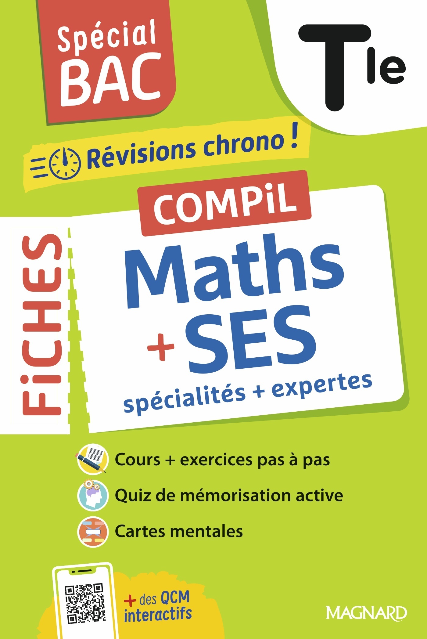 Spécial BAC 2026 - Compil de Fiches Maths - SES Tle - Sophie Mattern, Céline Charlès, Vito Punta - MAGNARD