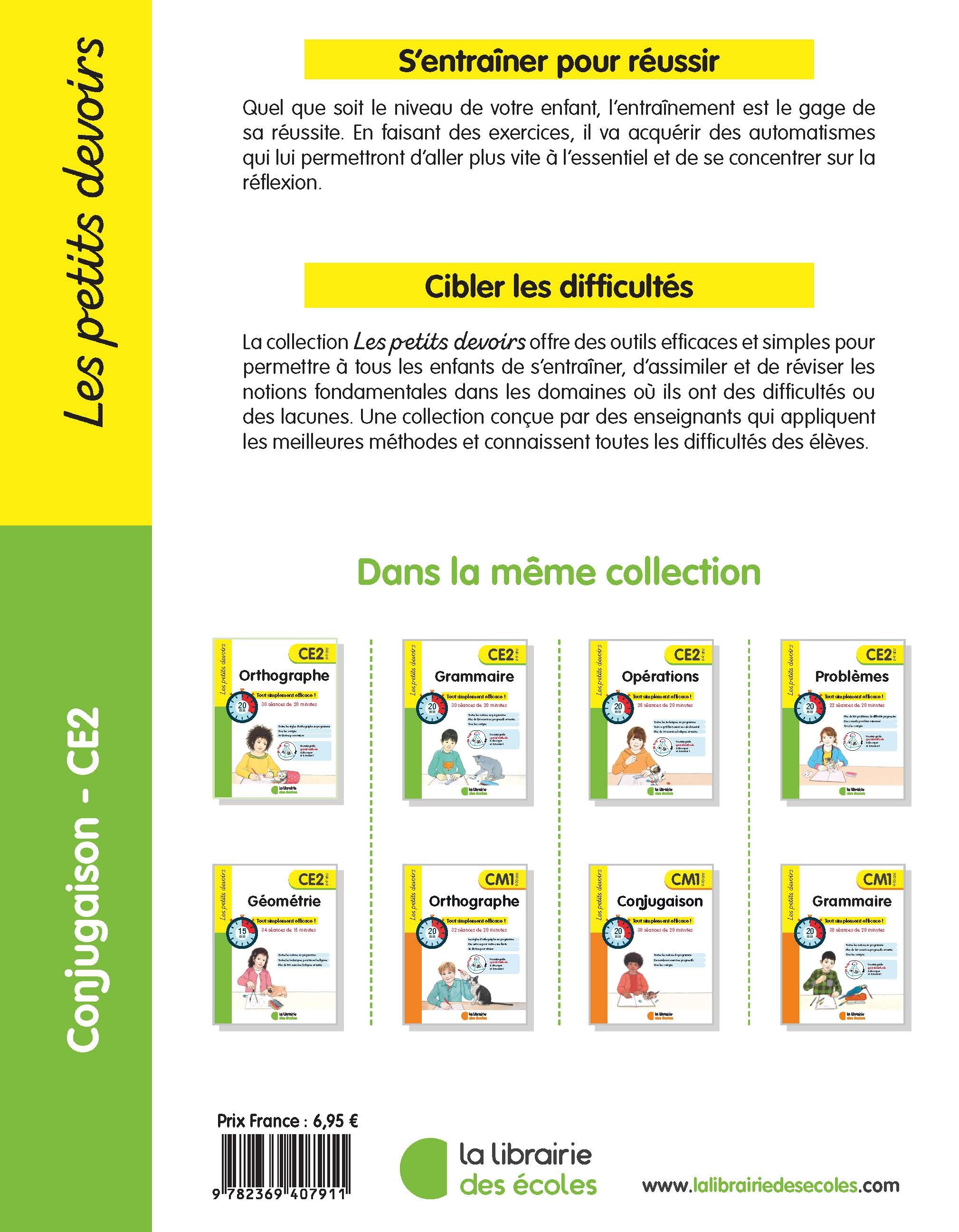 Les petits devoirs - Conjugaison CE2 - Brigitte Guigui - LIB DES ECOLES