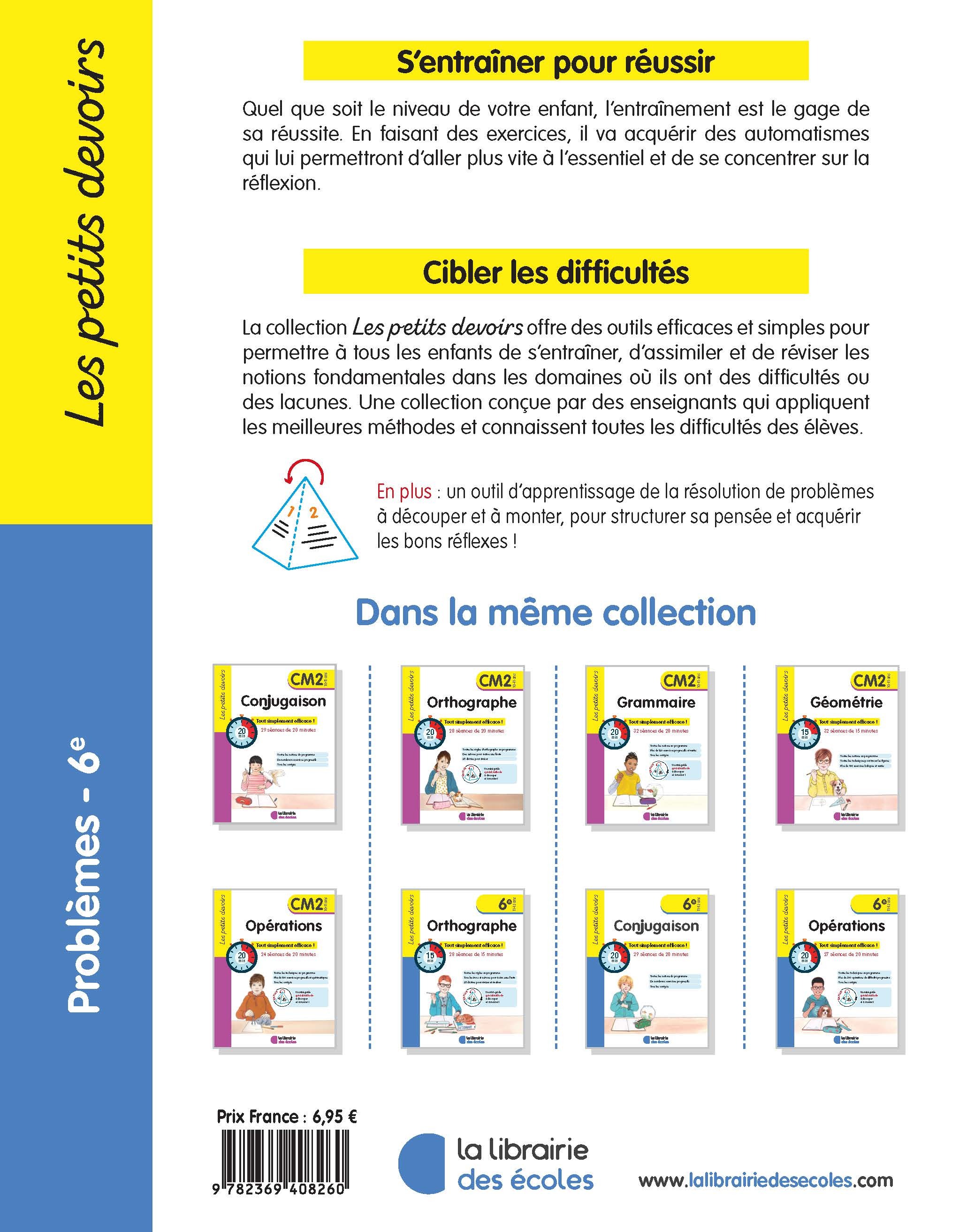 Les petits devoirs - Problèmes 6e - William Deblock - LIB DES ECOLES