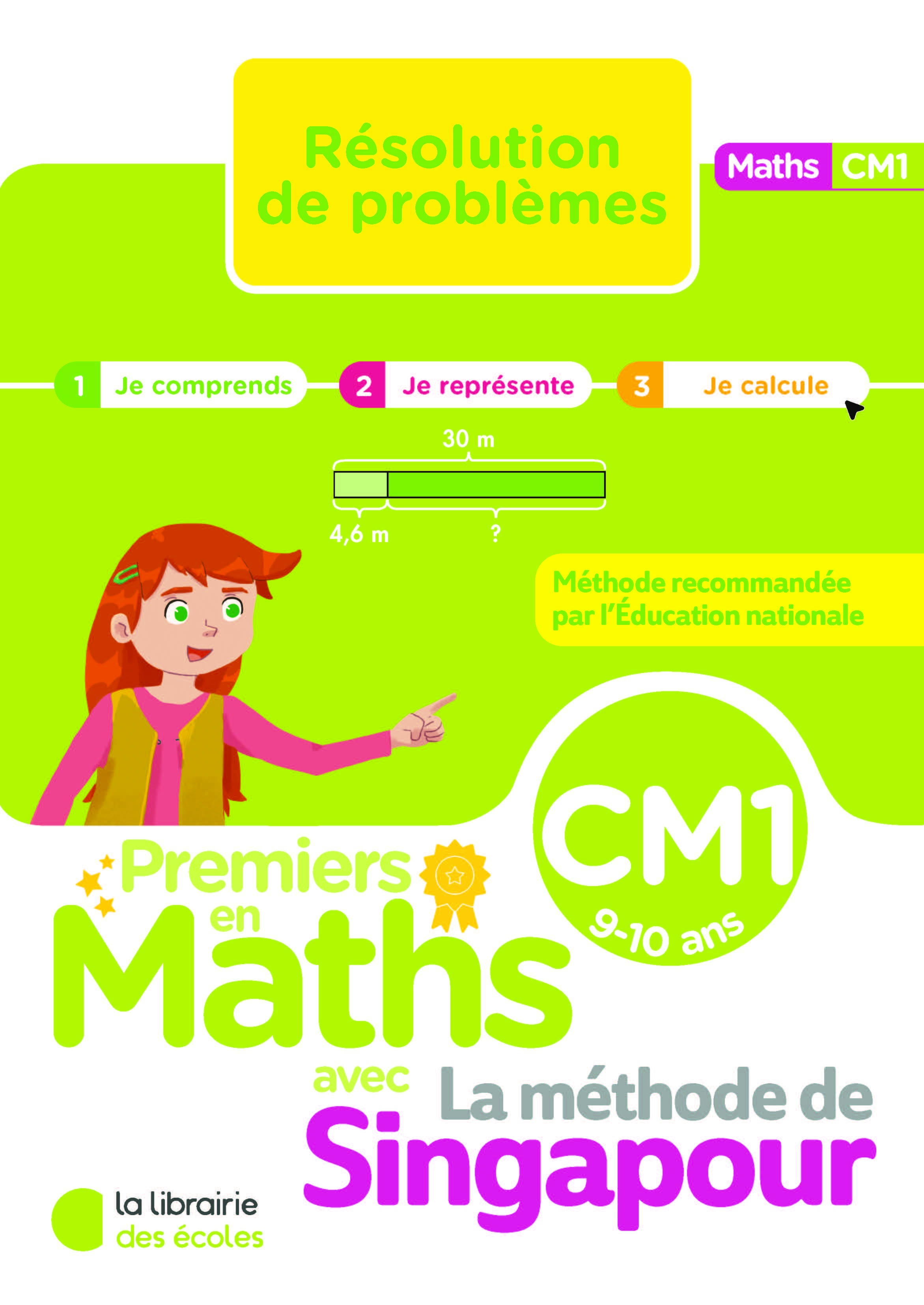 Premiers en maths - Méthode de Singapour -  Résolution de problèmes CM1 (2026) - Aude Blondet - LIB DES ECOLES