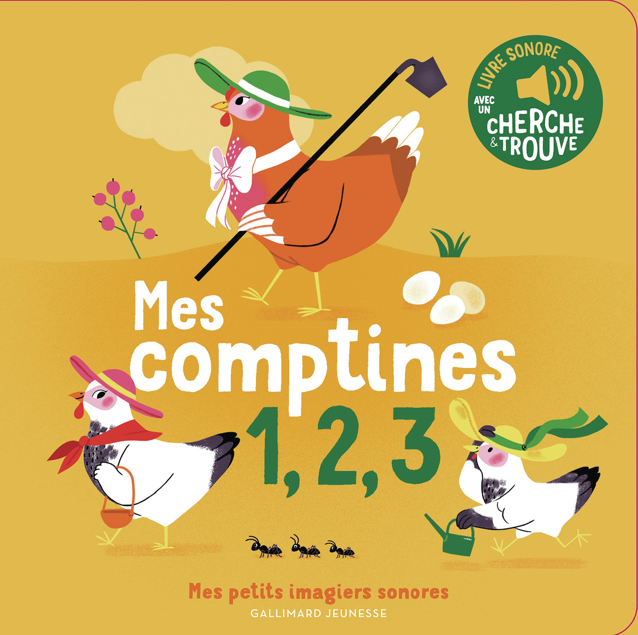 Mes comptines 1, 2, 3 - Elsa Fouquier - GALLIMARD JEUNE