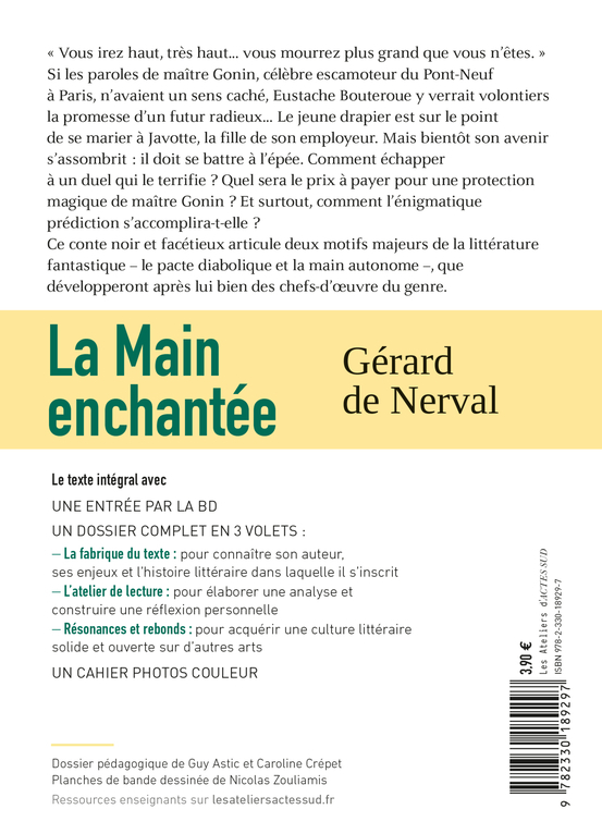 La Main enchantée - Gérard de Nerval, Guy ASTIC, Caroline Crépet - ACTES SUD