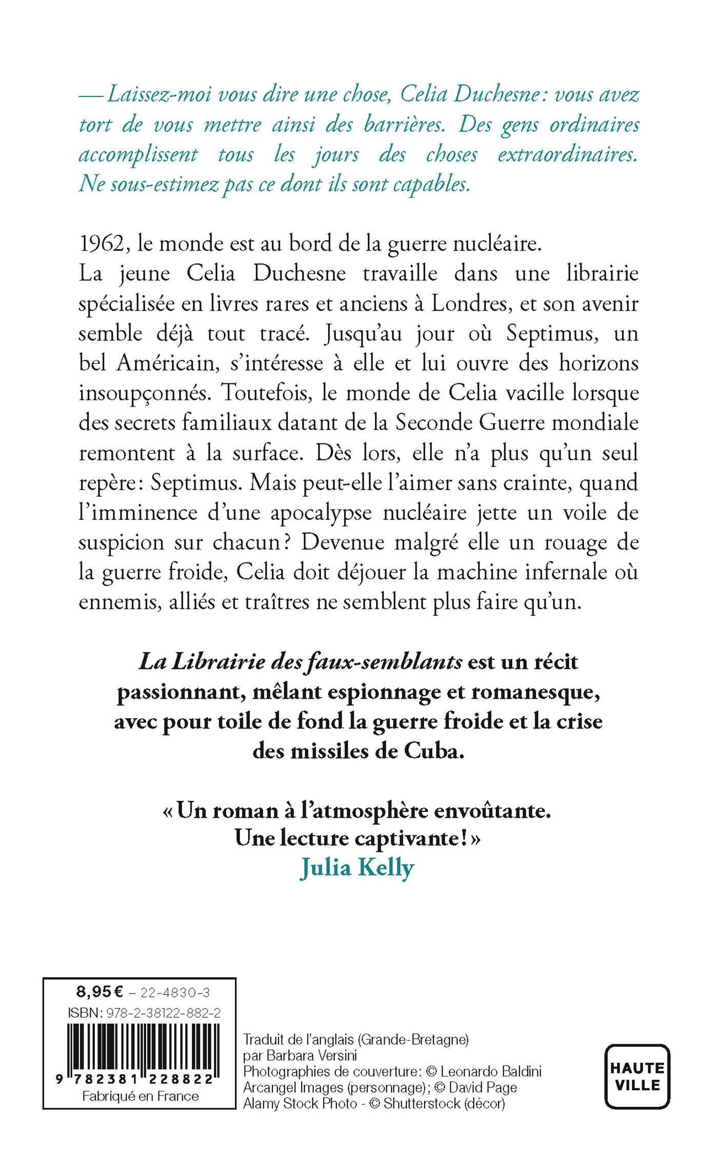 La Librairie des faux-semblants (Grand Prix du Roman Historique 2025) - Louise Fein - HAUTEVILLE