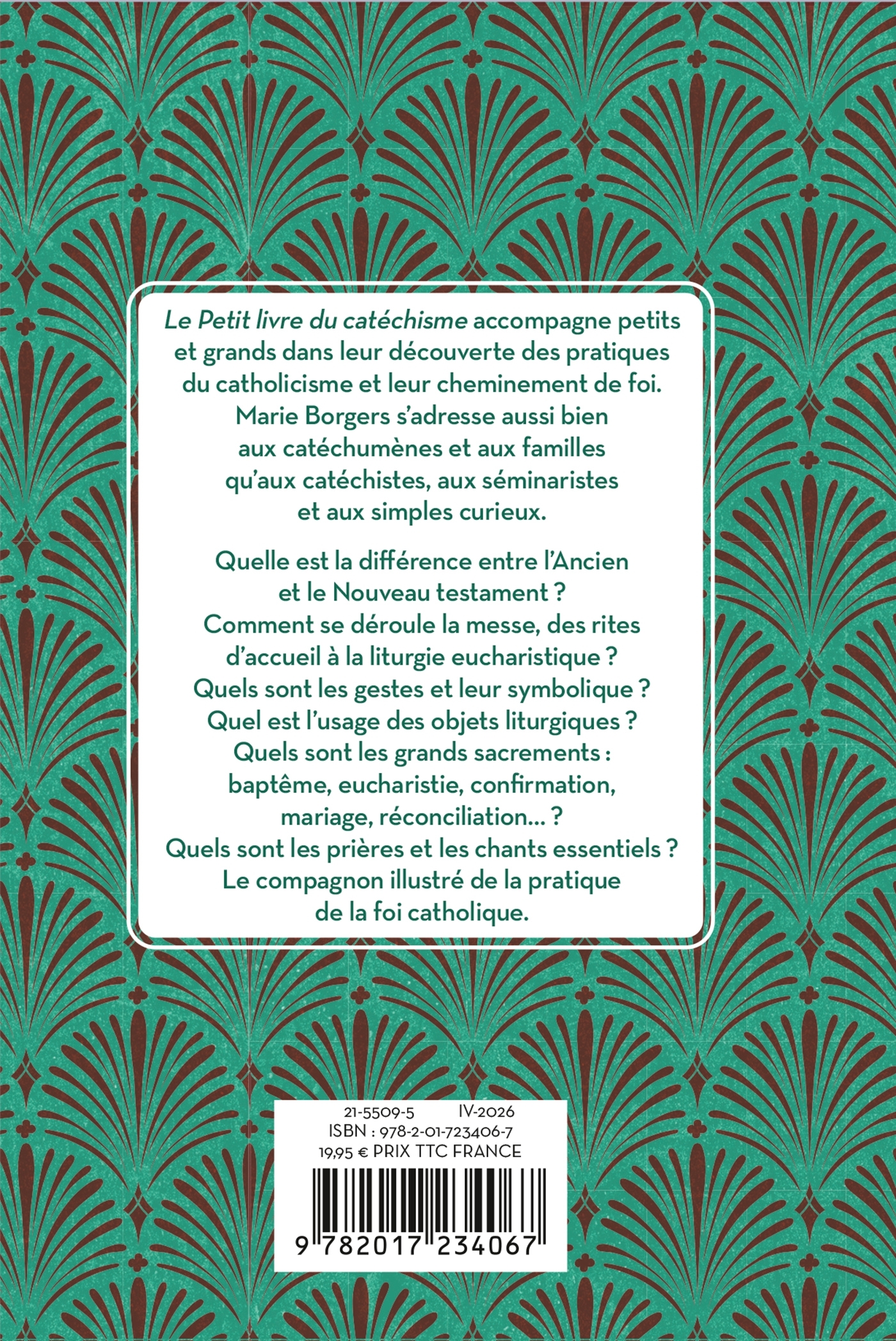 Le Petit livre du catéchisme - Marie Borgers - HACHETTE PRAT