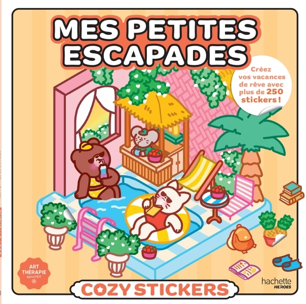Cozy stickers - Mes petites escapades -  - HACHETTE HEROES