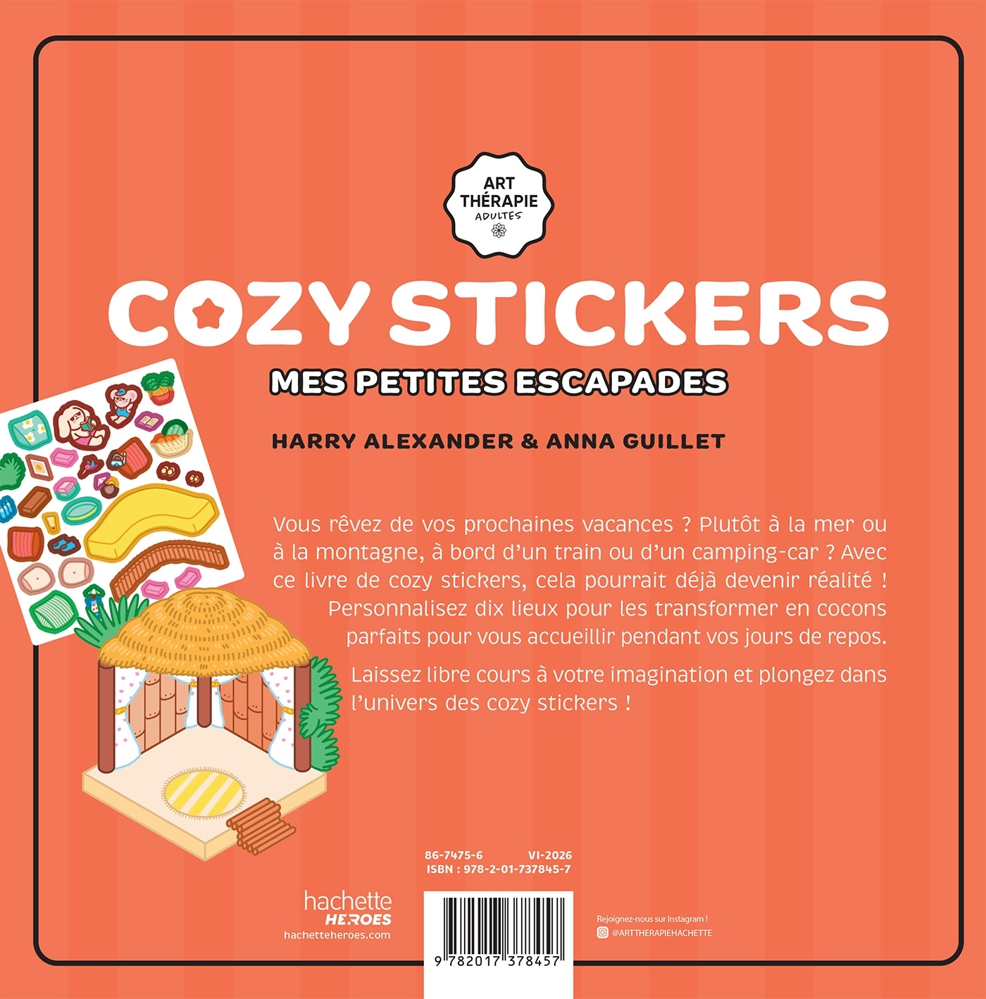 Cozy stickers - Mes petites escapades -  - HACHETTE HEROES
