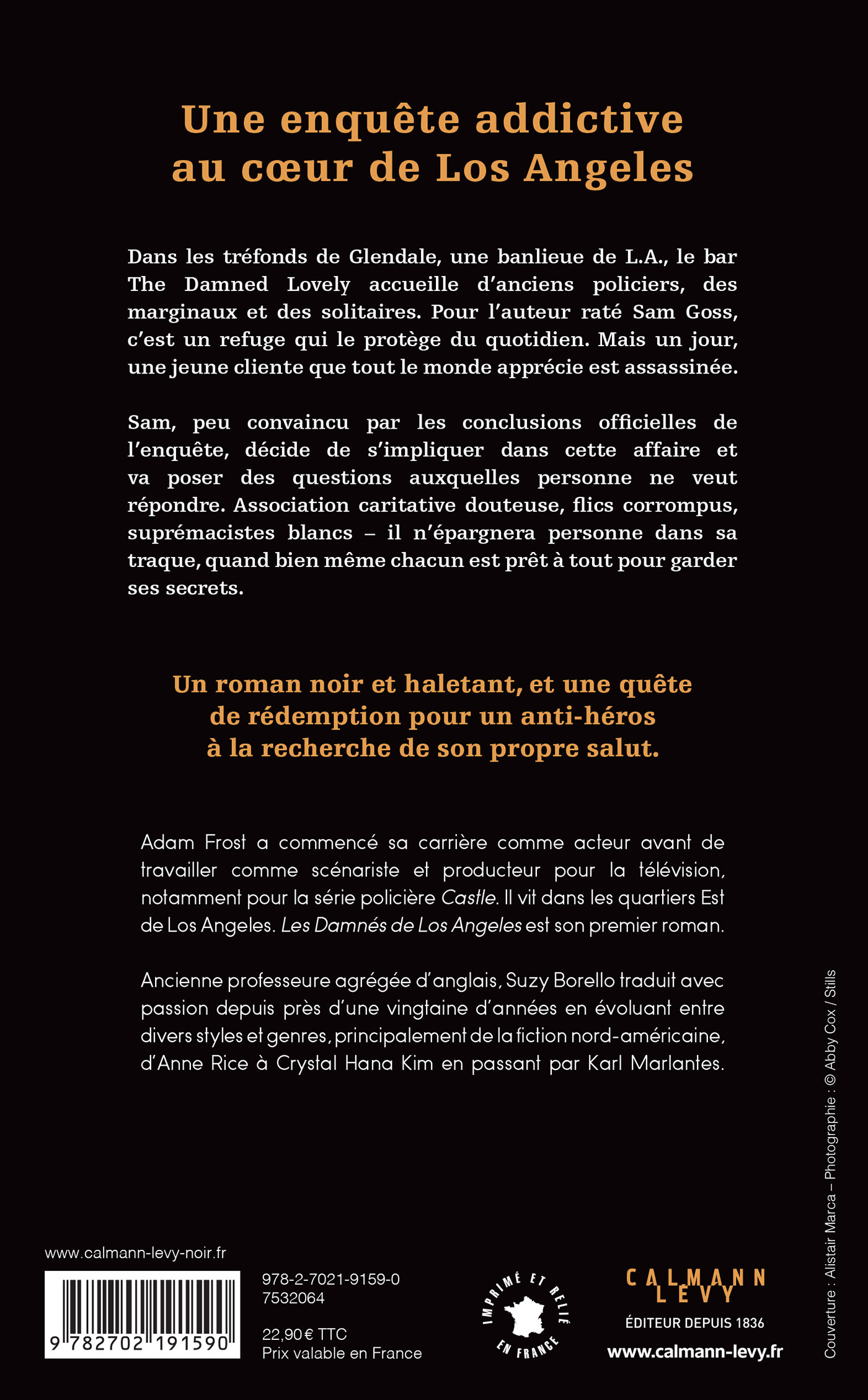 Les Damnés de Los Angeles - Adam Frost - CALMANN-LEVY