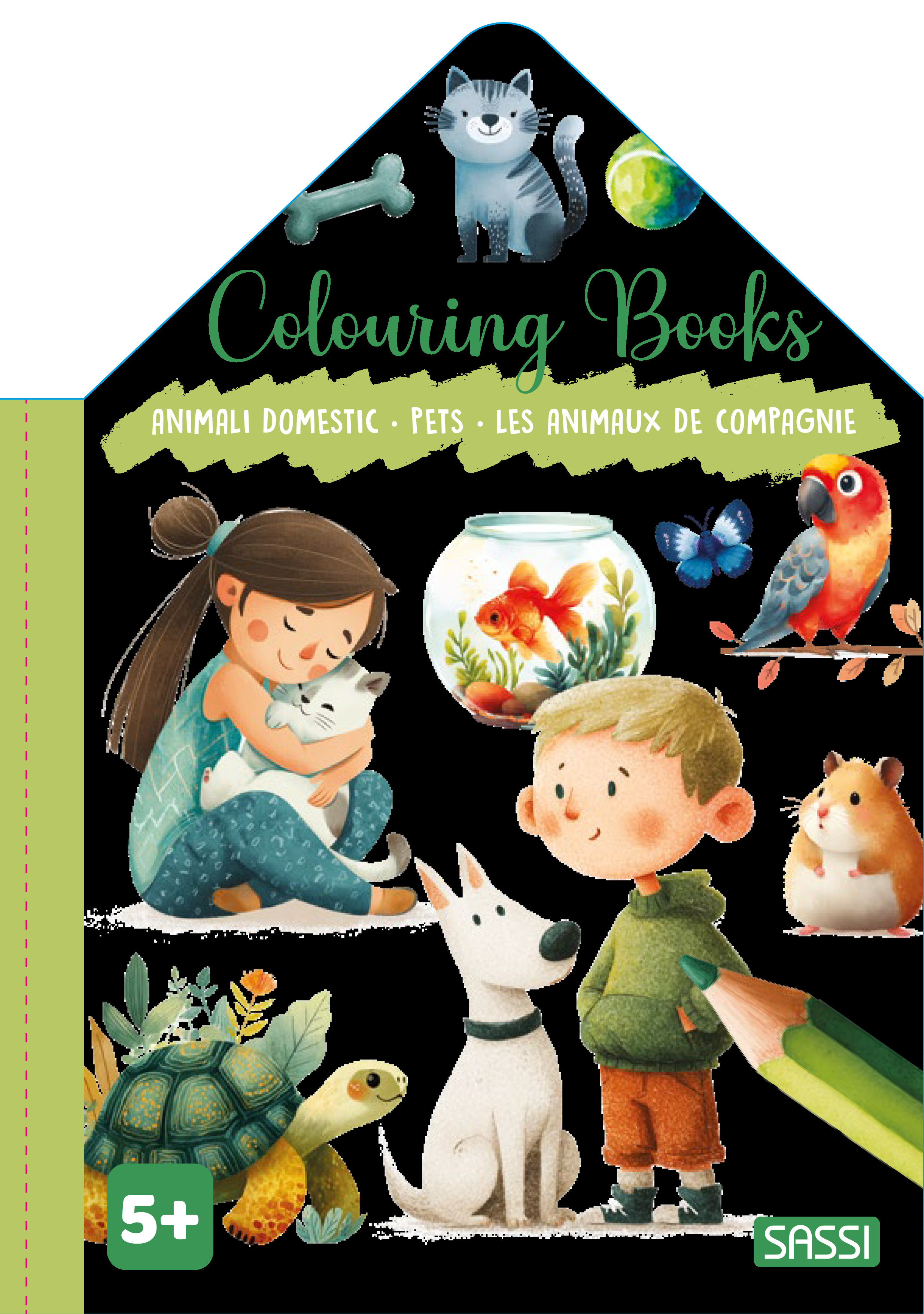 Colouring books - Les animaux de compagnie - Giulia Meneguzzo - SASSI